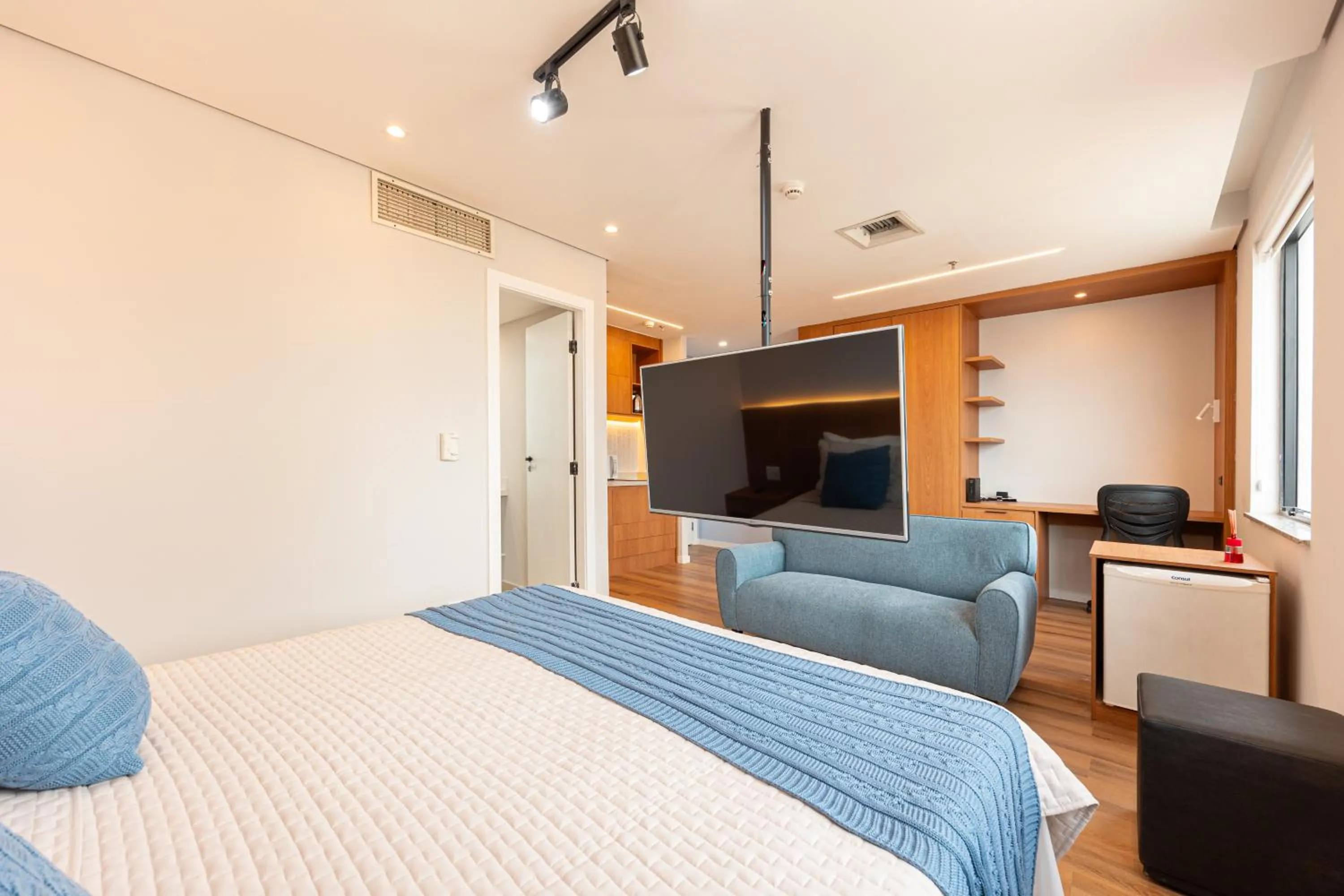 Bed in Hospedez - Flat Osasco Trade Center