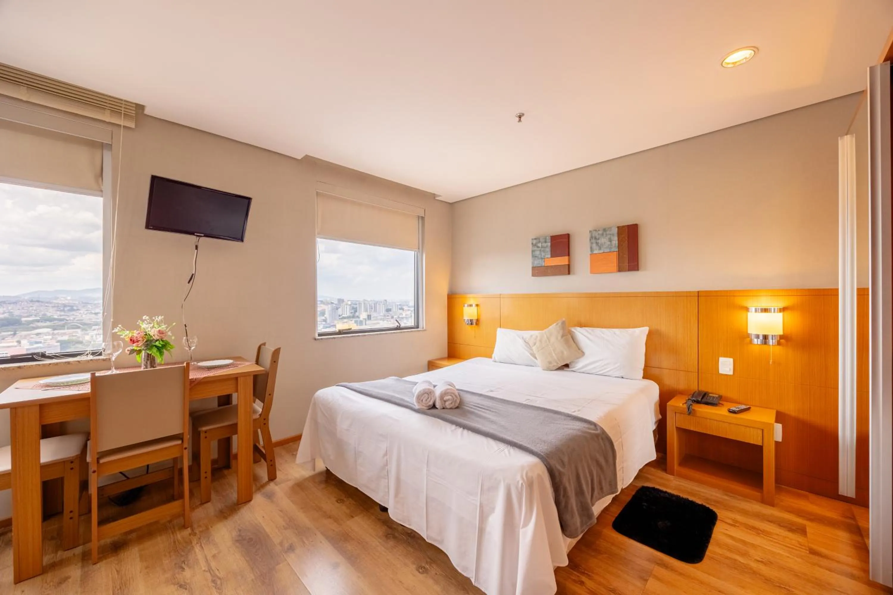 Bed in Hospedez - Flat Osasco Trade Center