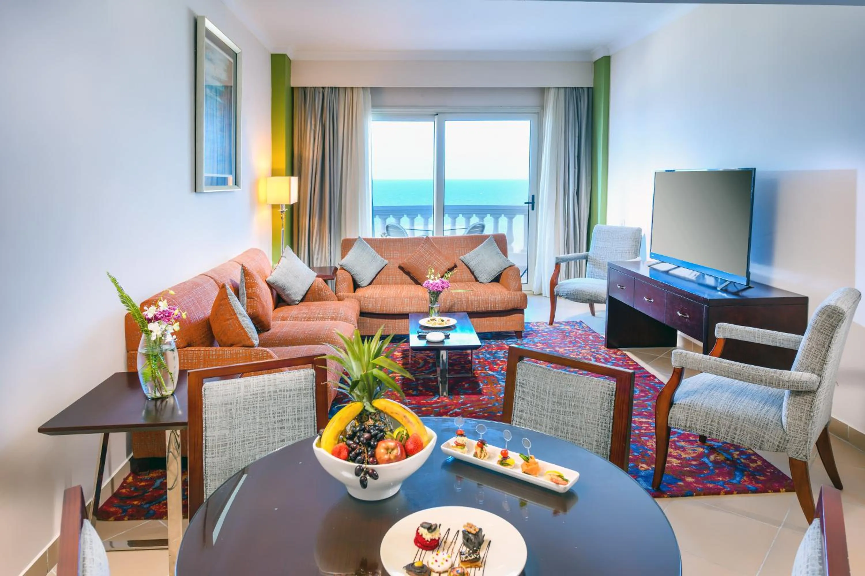 Living room in Tolip Hotel Alexandria