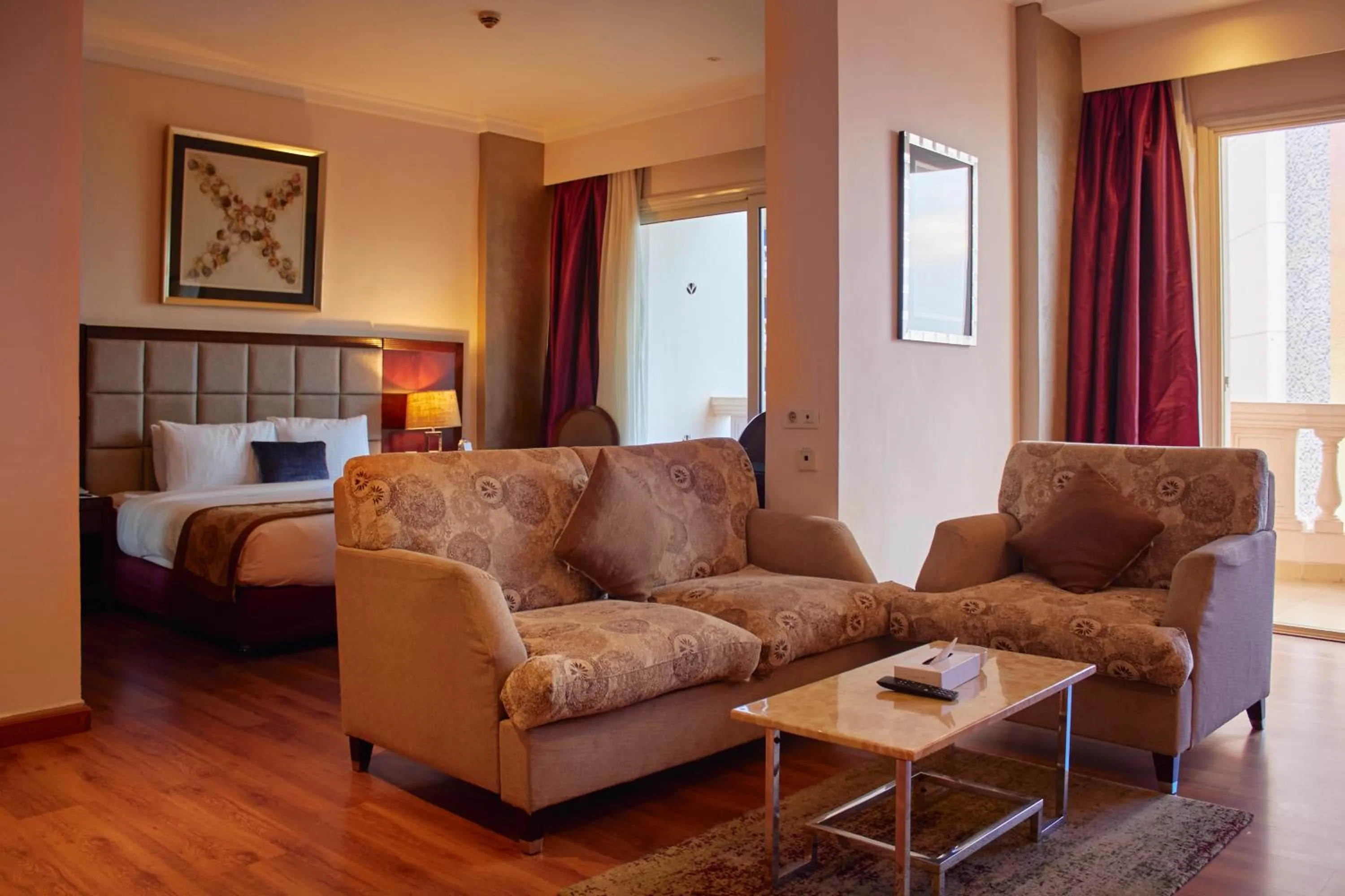 Bed in Tolip Hotel Alexandria