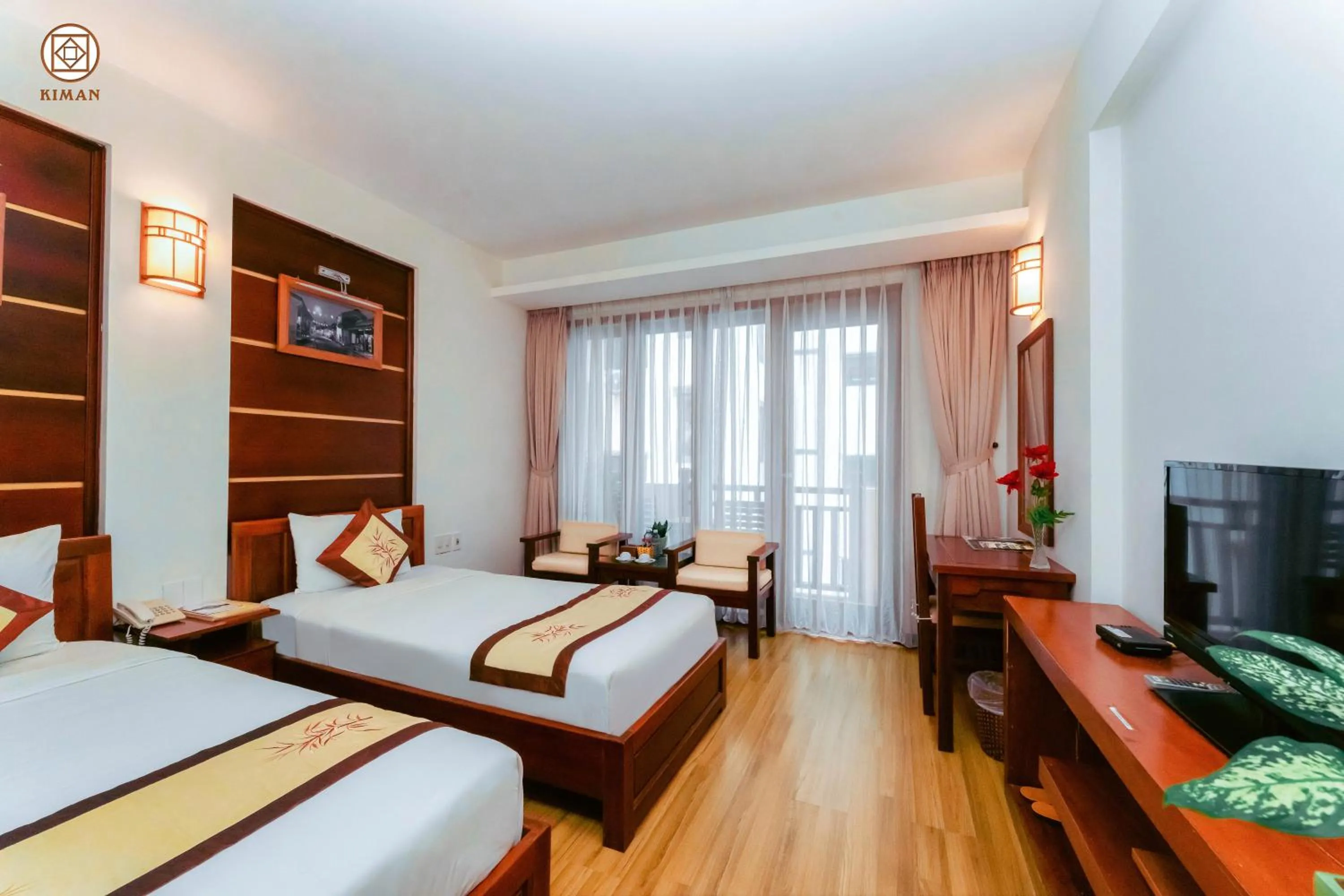 Bedroom, Bed in Kiman Hoi An Hotel