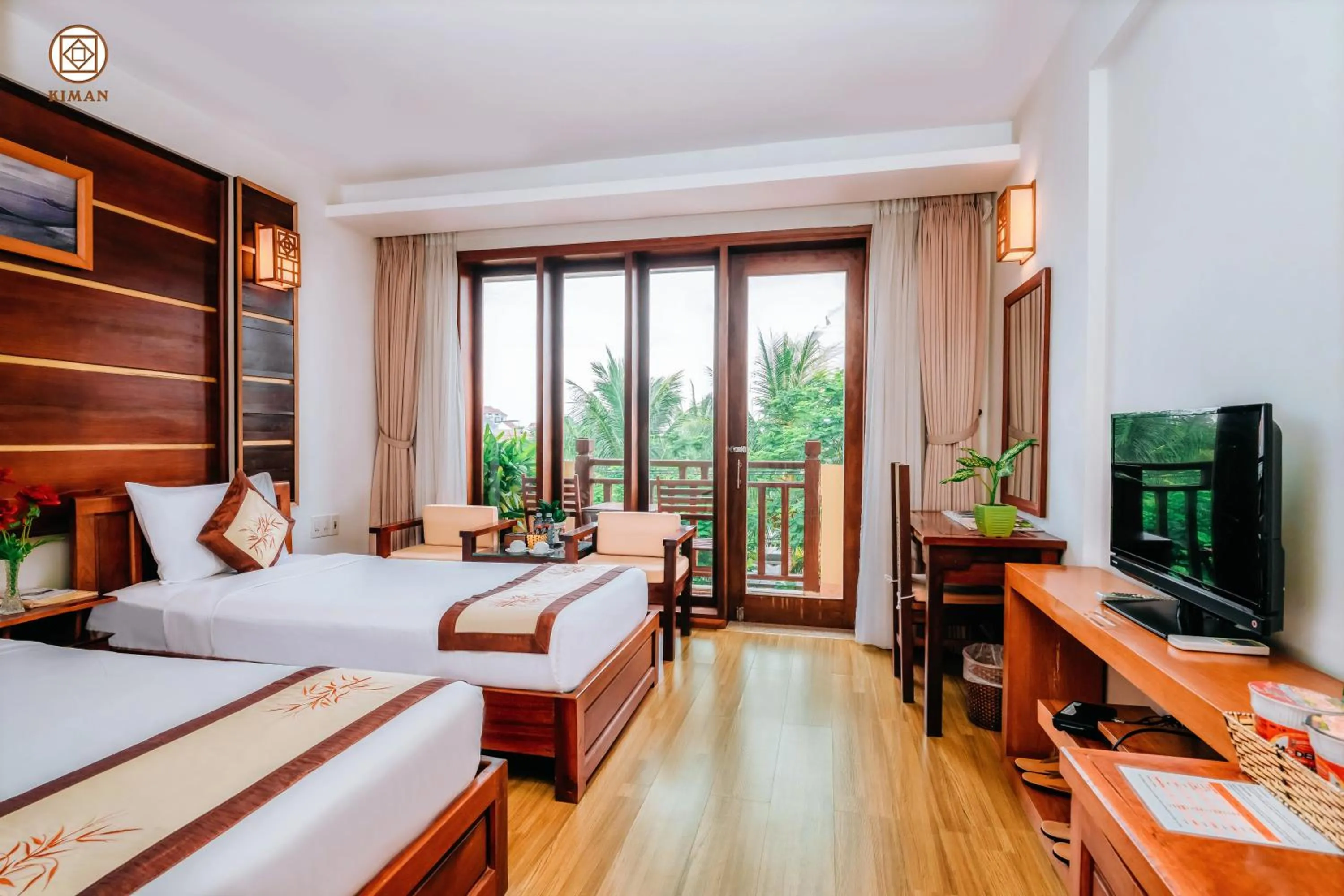 Bedroom, Bed in Kiman Hoi An Hotel