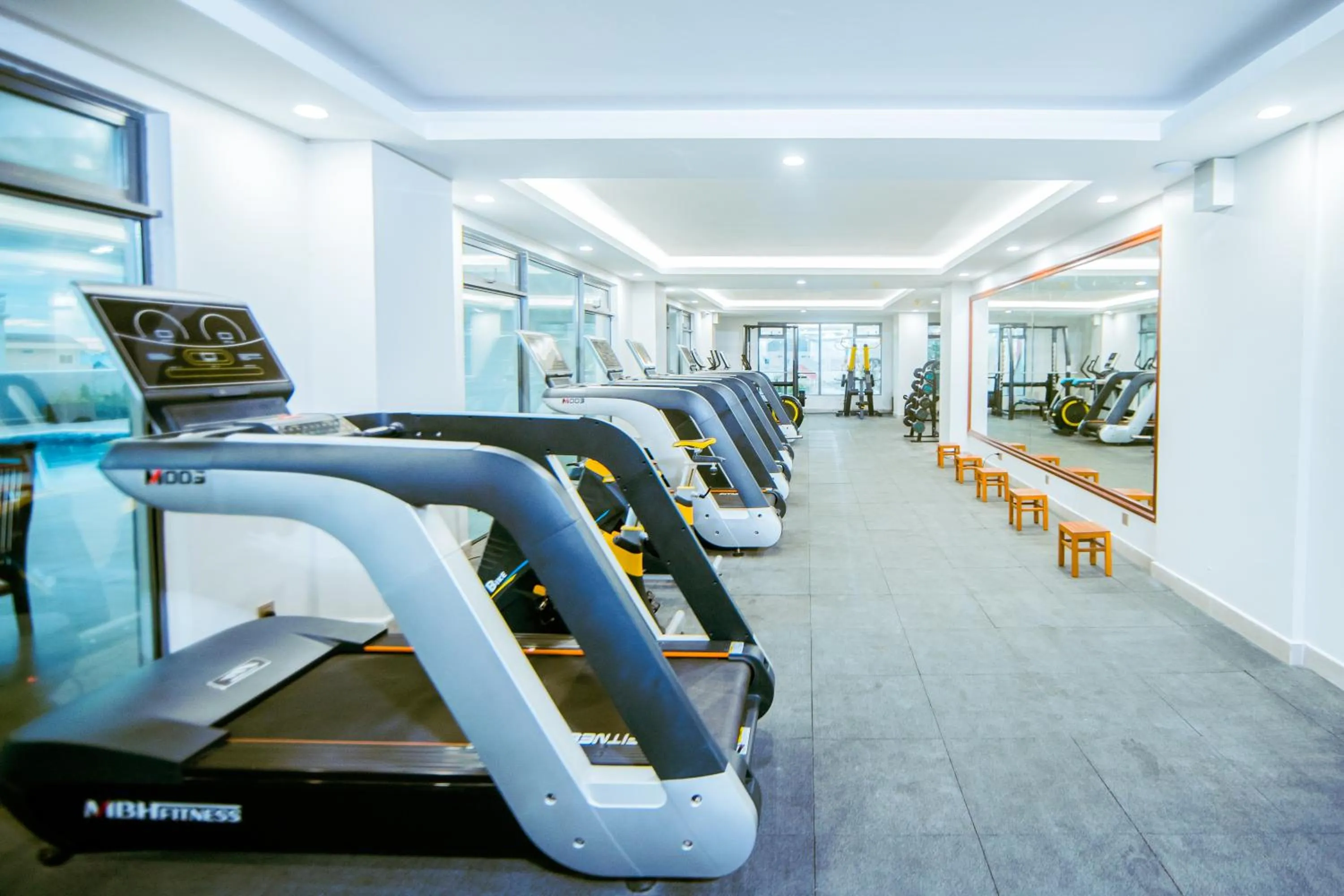 Fitness centre/facilities in Ban Ban Hotel
