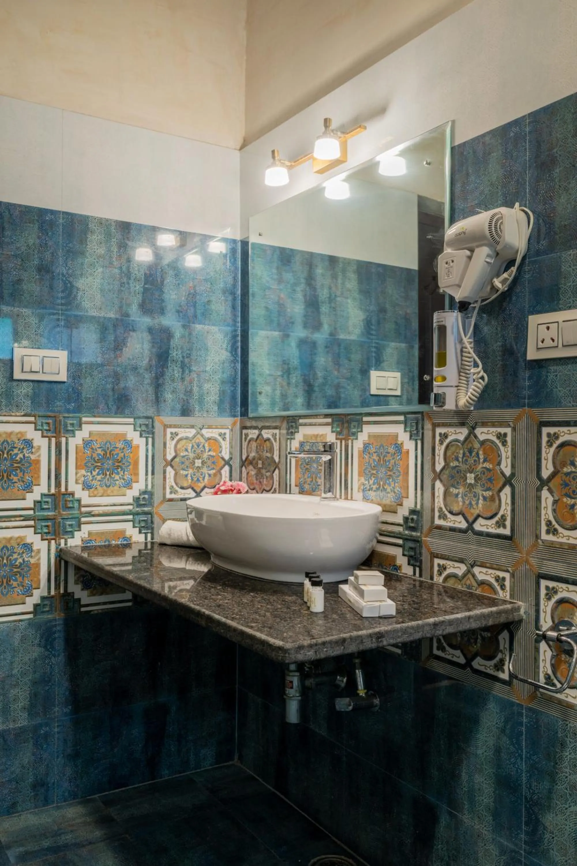 Bathroom in Rajasthan Palace - A Heritage Boutique Hotel in Jaipur