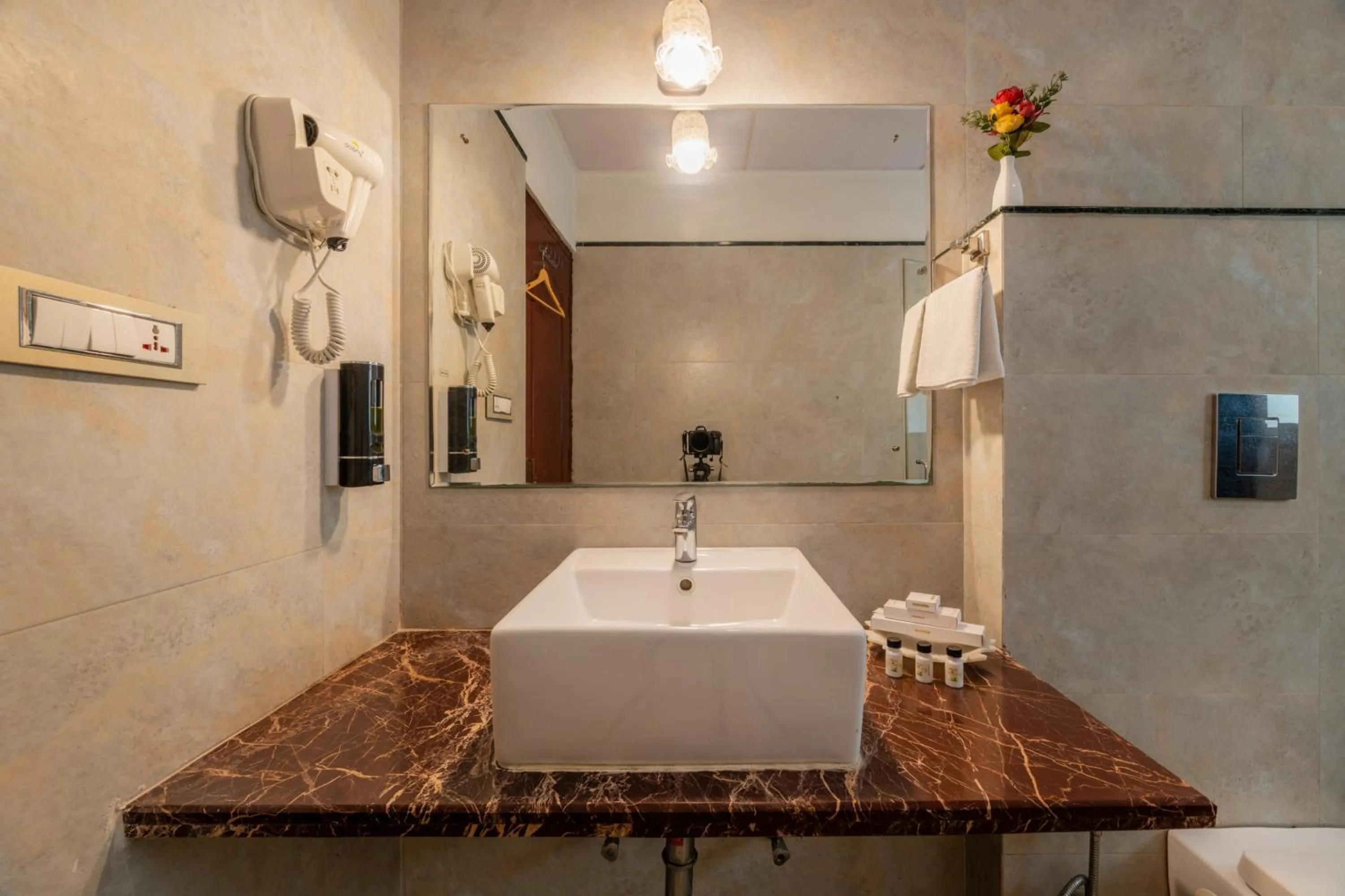 Shower in Rajasthan Palace - A Heritage Boutique Hotel in Jaipur
