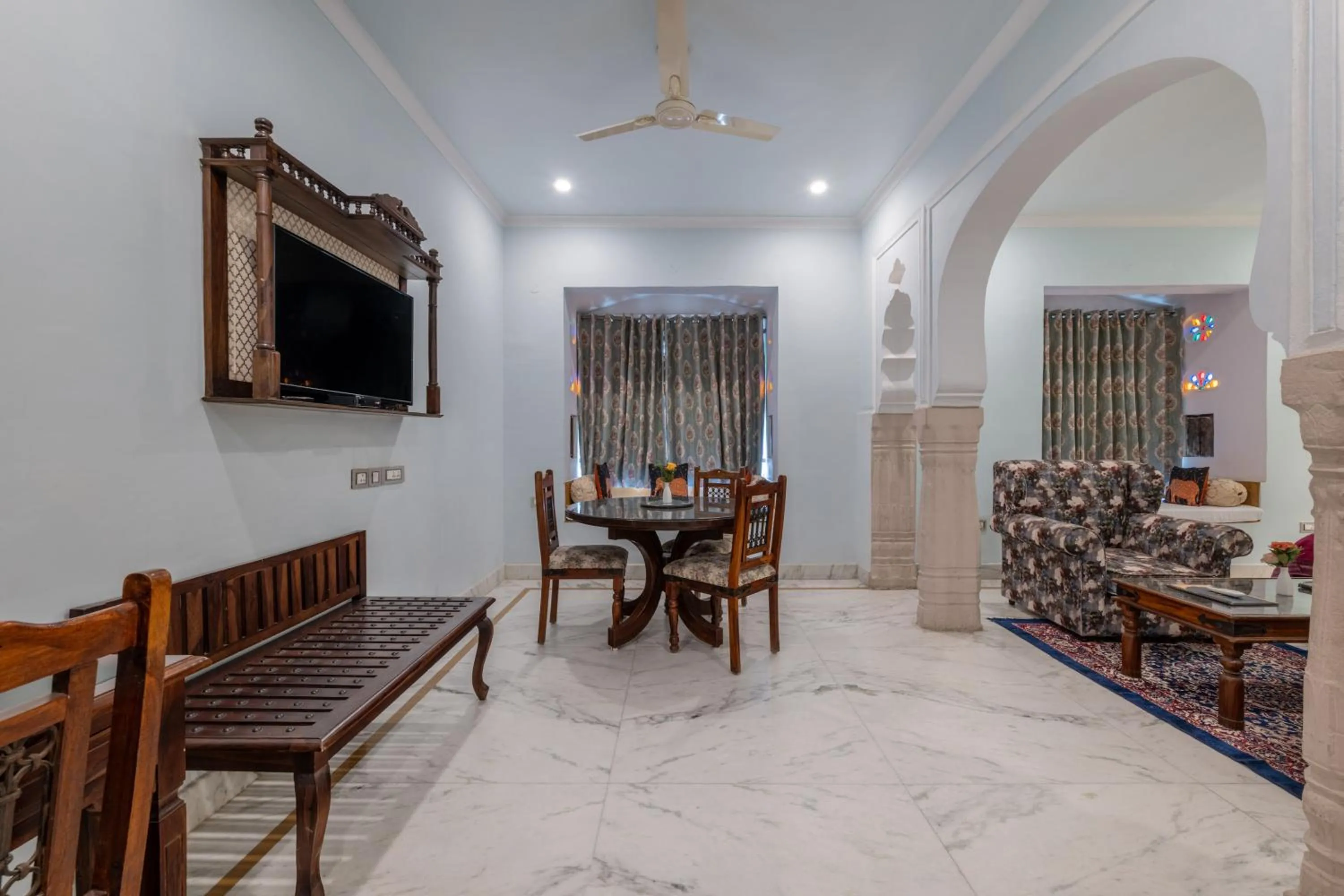 TV and multimedia in Rajasthan Palace - A Heritage Boutique Hotel in Jaipur
