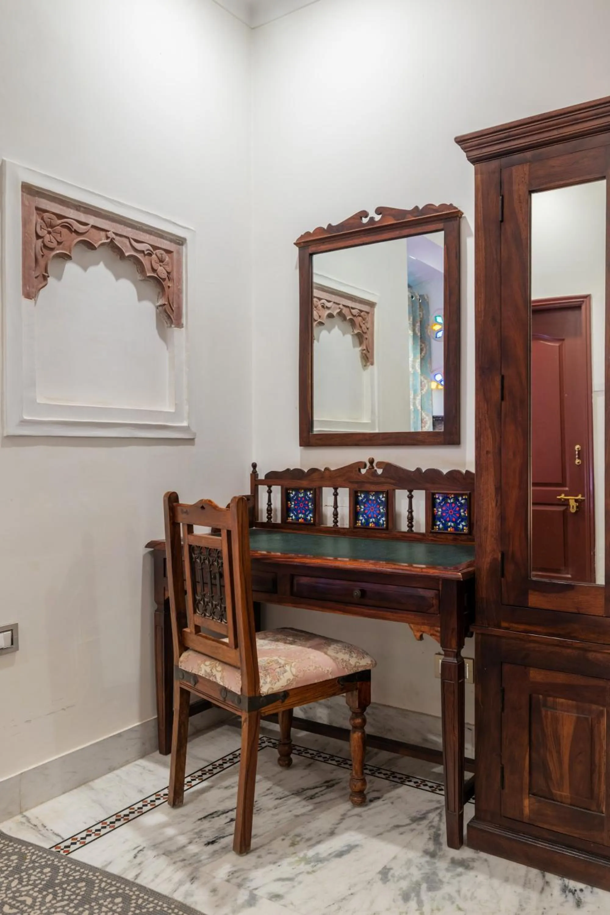 Seating area in Rajasthan Palace - A Heritage Boutique Hotel in Jaipur