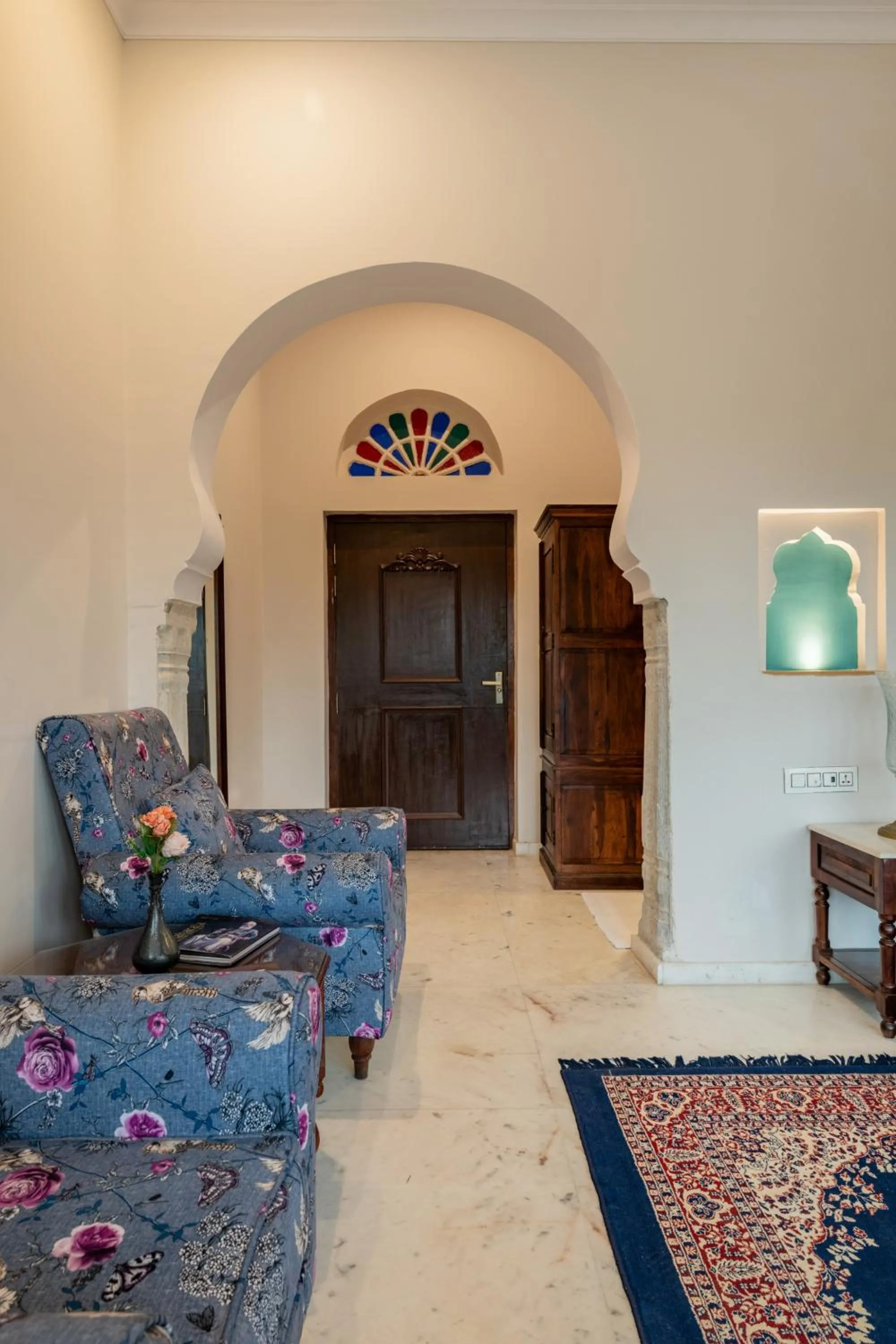 Seating area in Rajasthan Palace - A Heritage Boutique Hotel in Jaipur