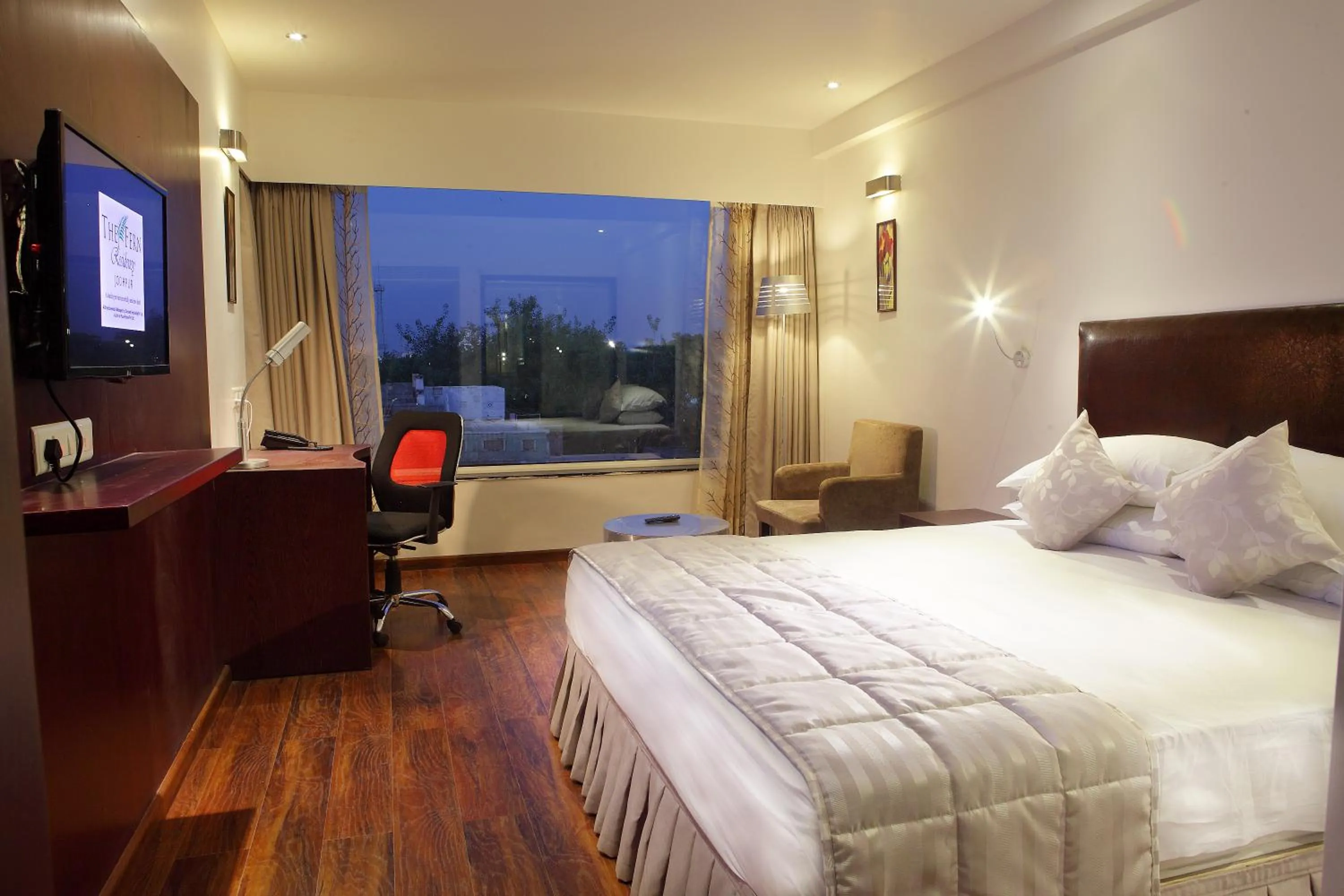 Decorative detail, Bed in Fern Residency Jodhpur