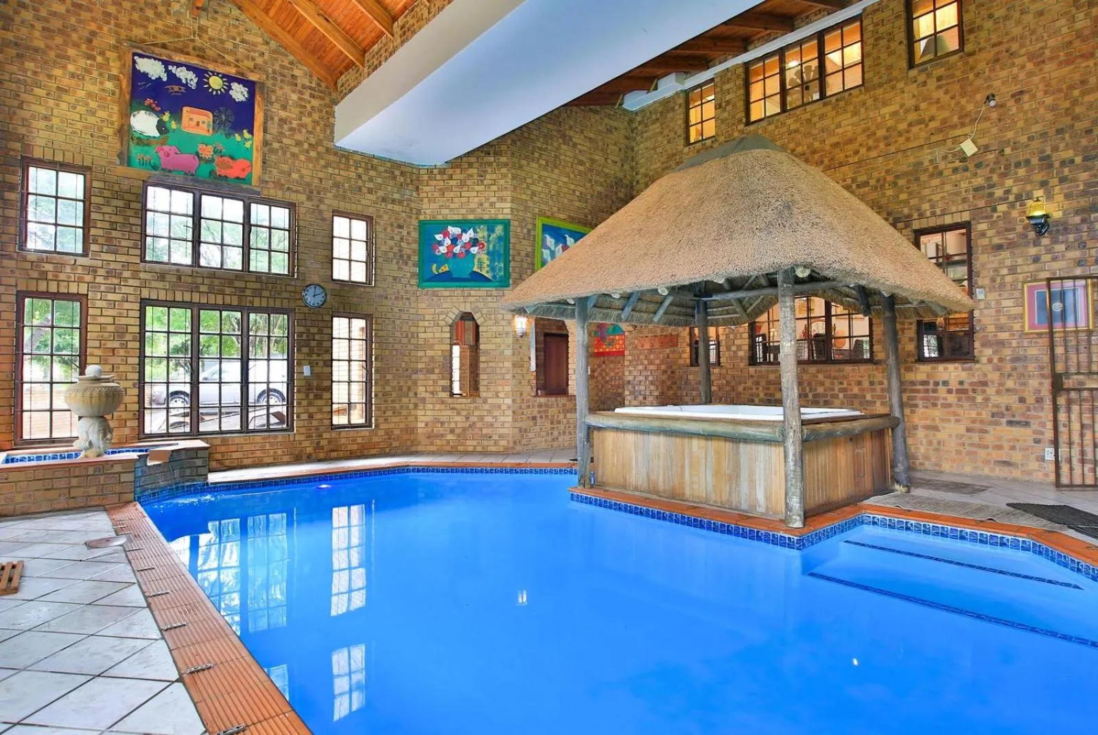 Swimming pool in Mereke Manor