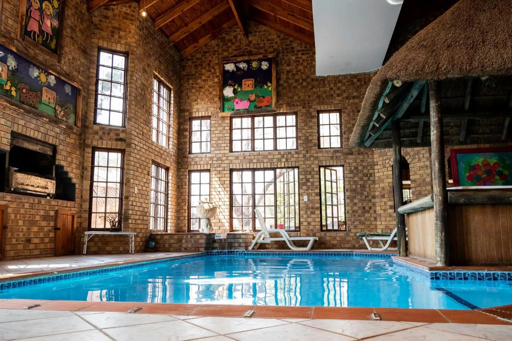 Swimming pool in Mereke Manor
