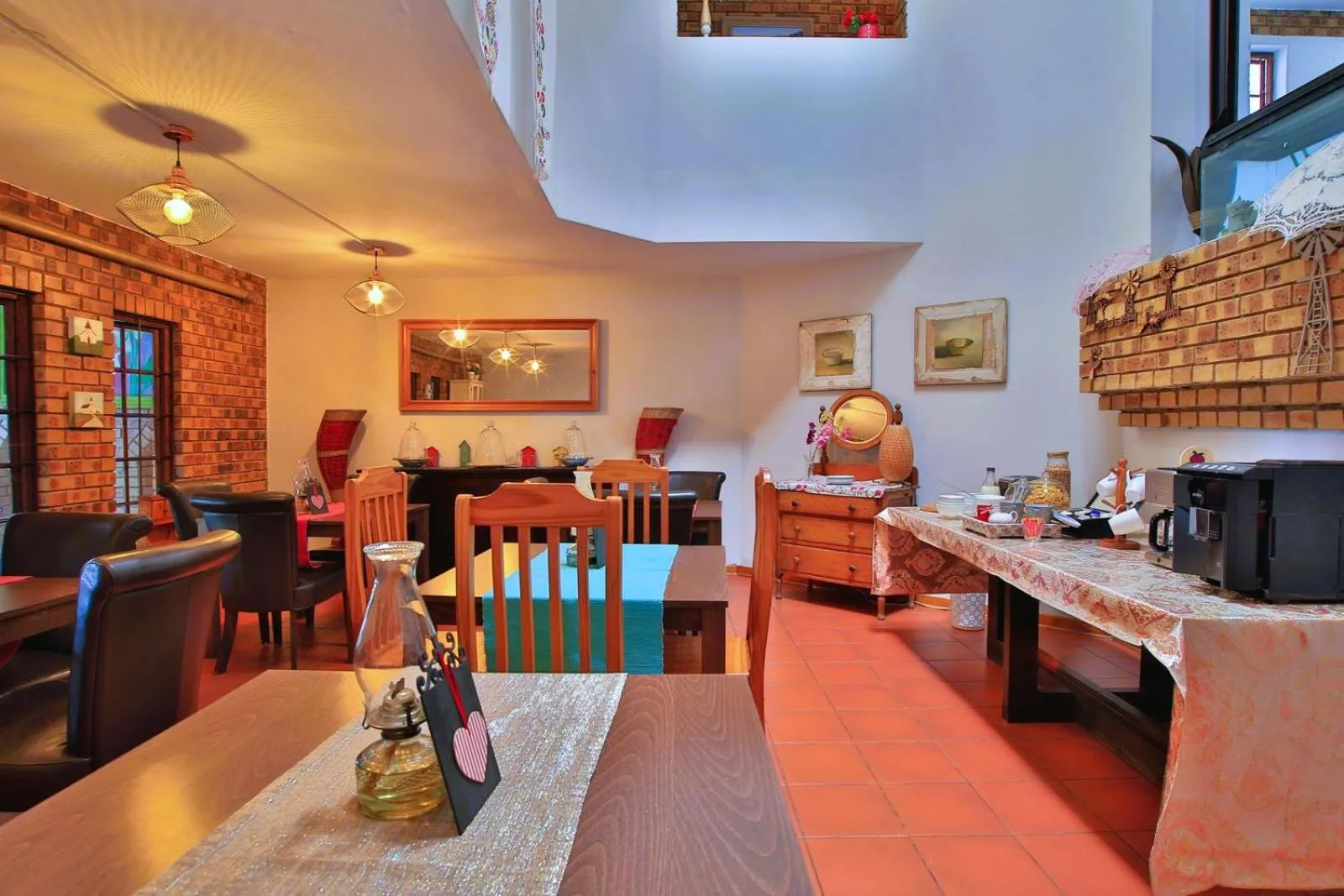 Dining area in Mereke Manor