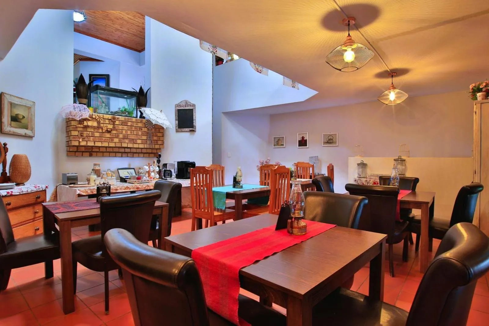 Dining area in Mereke Manor