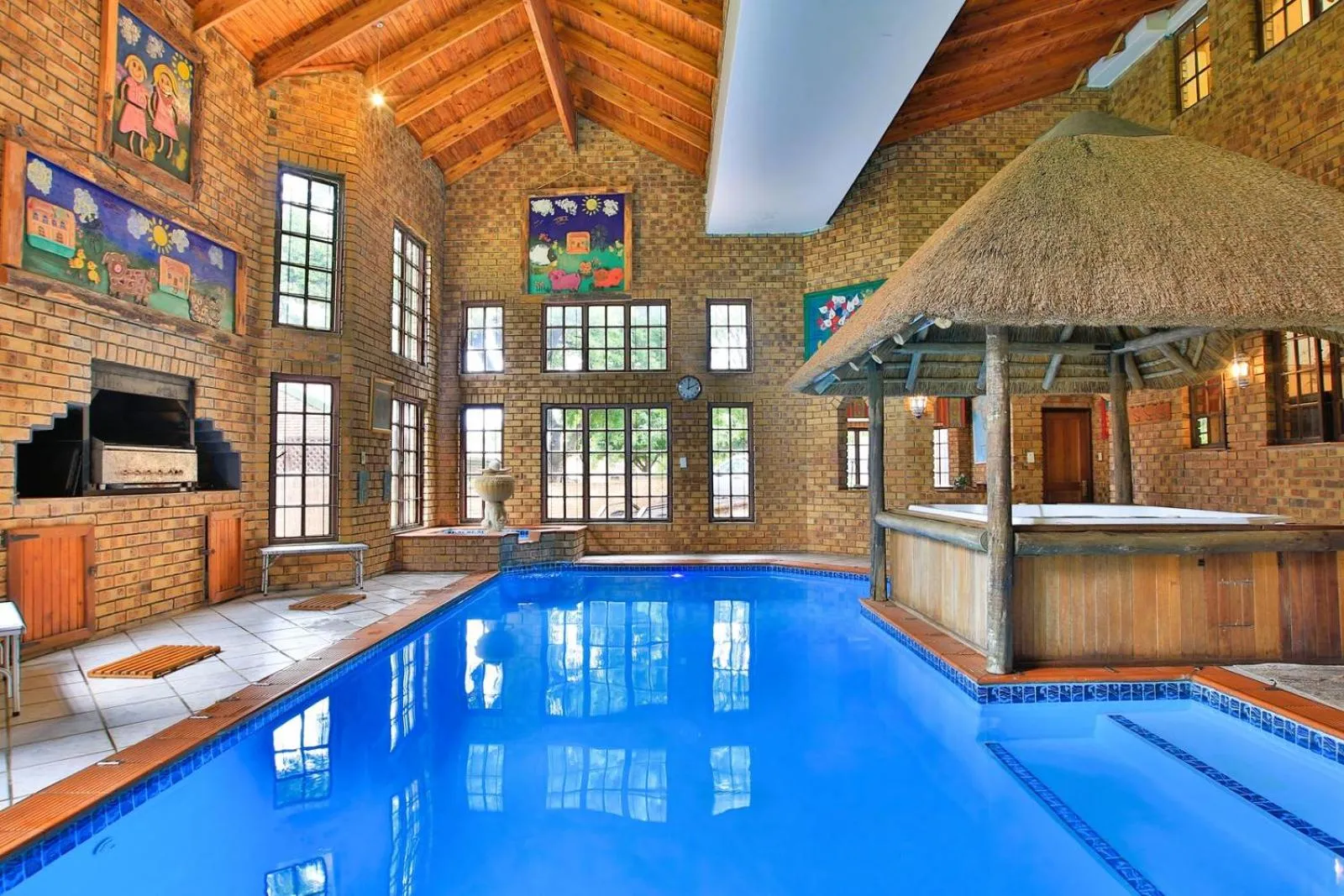 Swimming pool in Mereke Manor