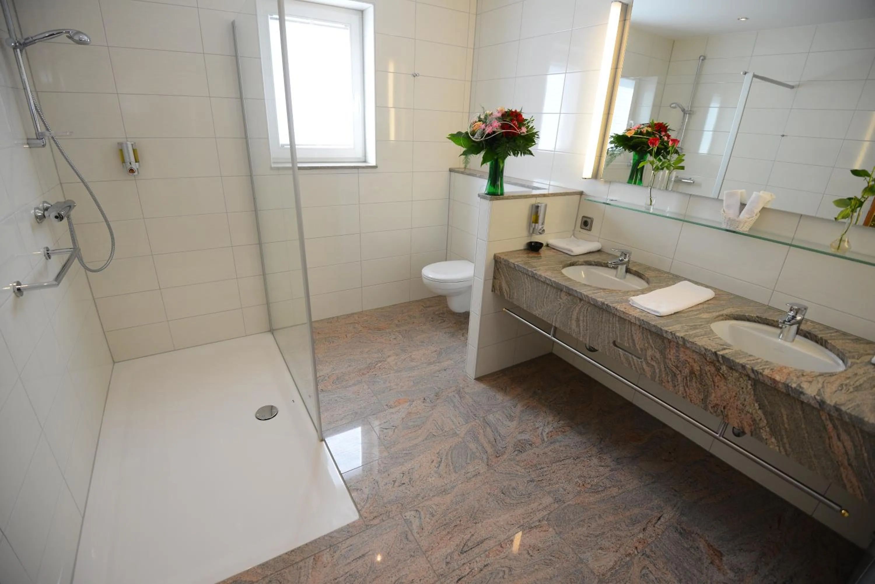 Bathroom in Möhringers Schwarzwald Hotel