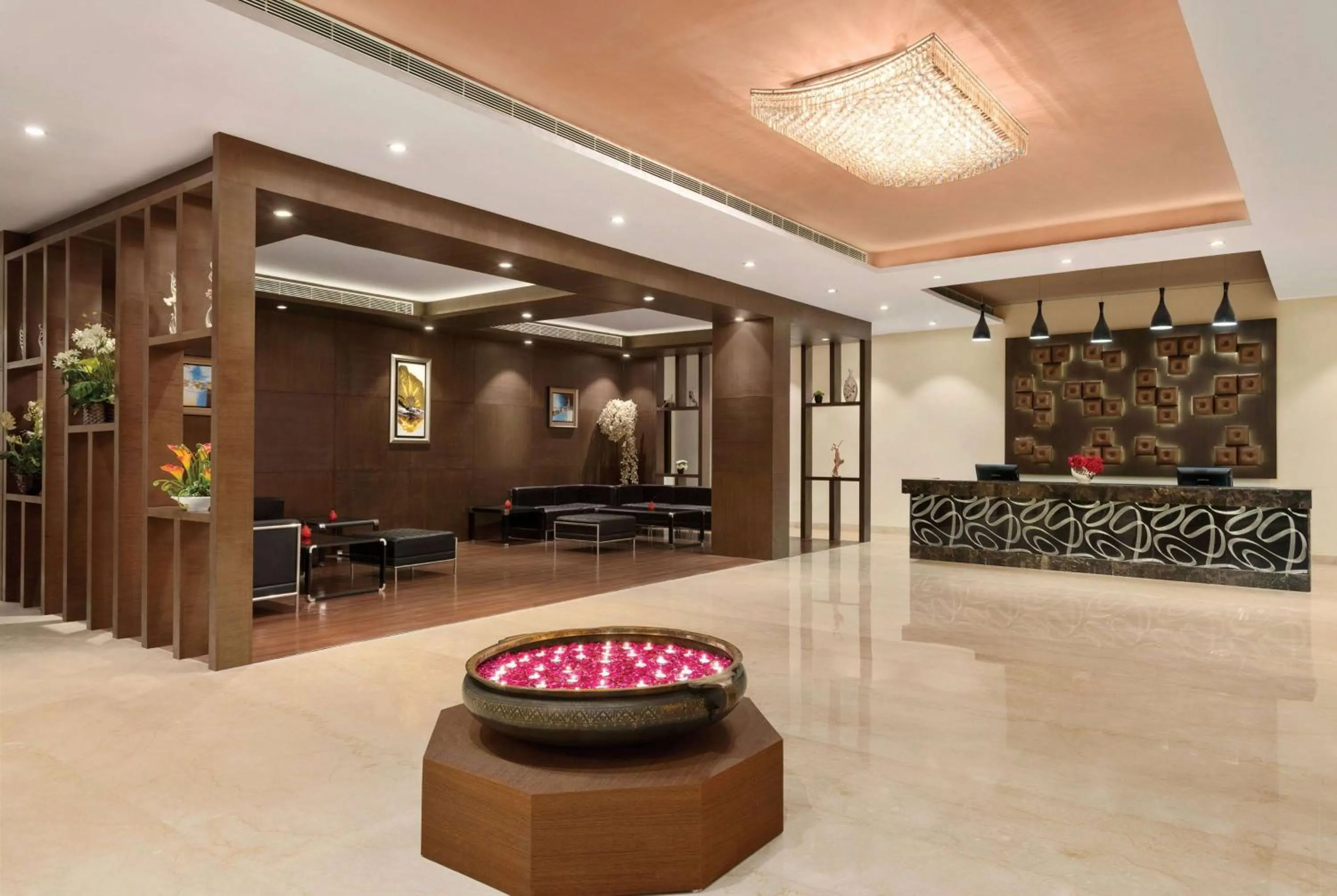 Lobby or reception in Ramada Neemrana