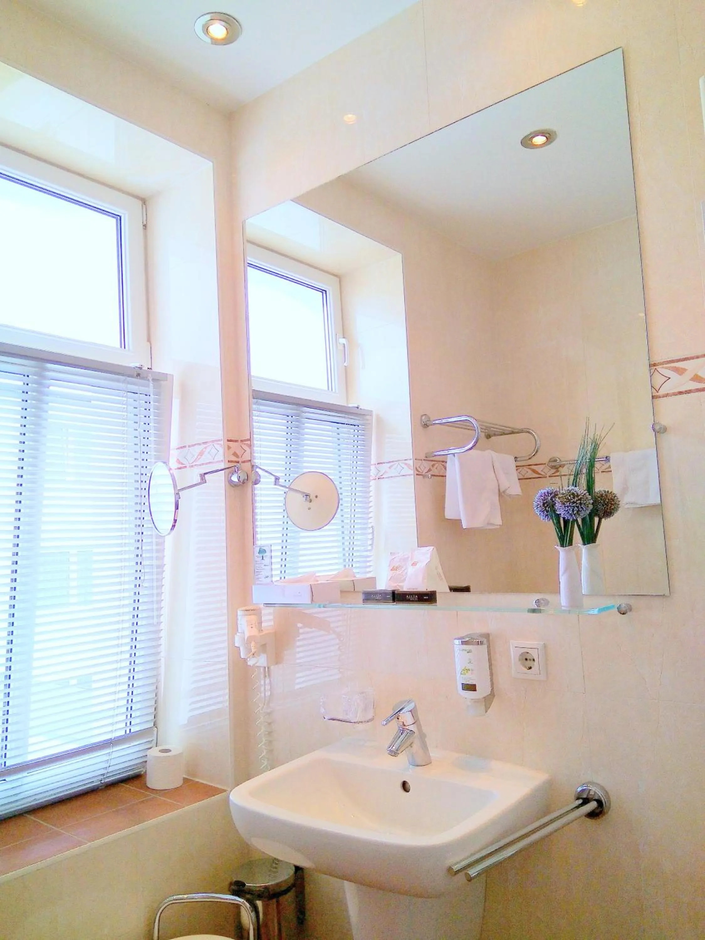 Shower in Alexa Hotel