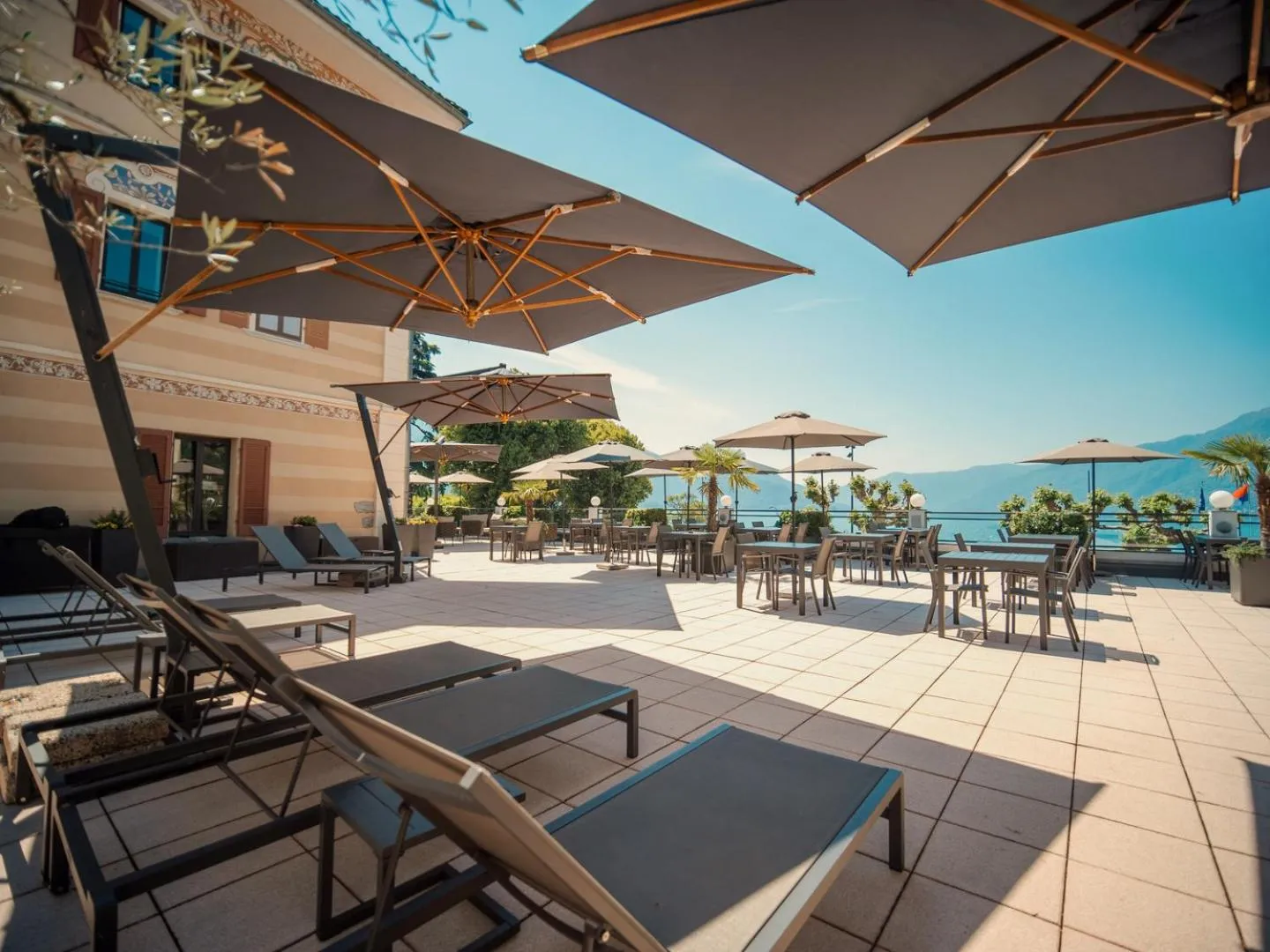 Balcony/Terrace in Hotel la Meridiana, Lake & SPA