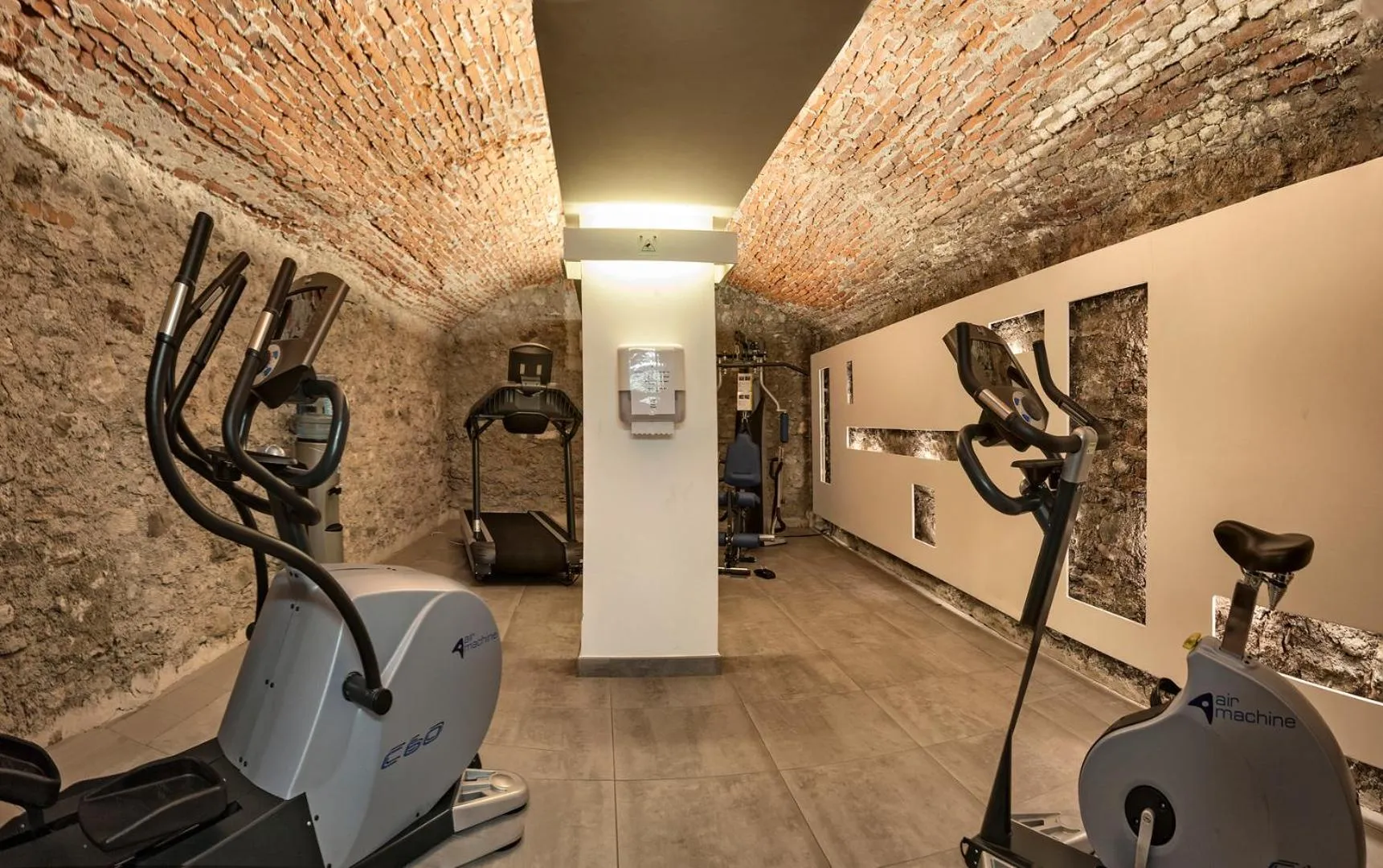 Fitness centre/facilities in Hotel la Meridiana, Lake & SPA