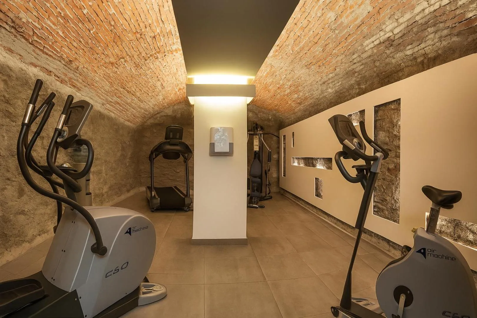 Fitness centre/facilities in Hotel la Meridiana, Lake & SPA