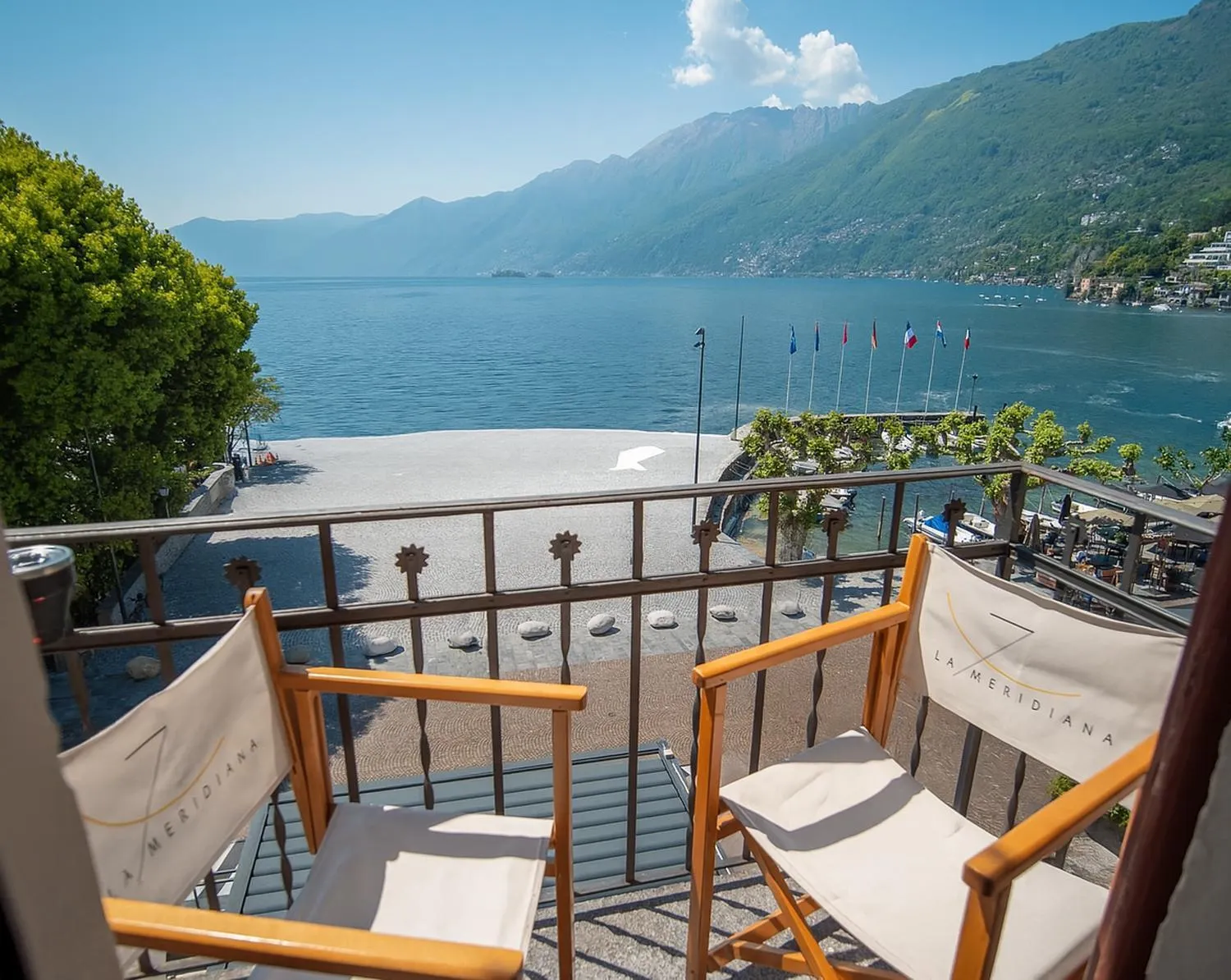 Balcony/Terrace in Hotel la Meridiana, Lake & SPA