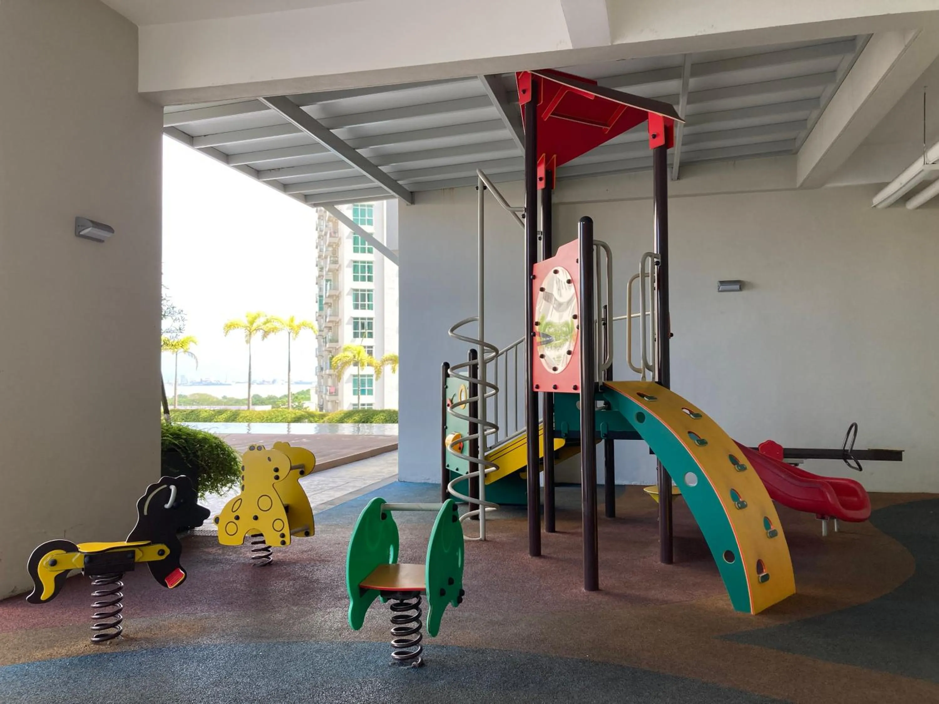 Children play ground in Straits Garden Suite Jelutong Georgetown