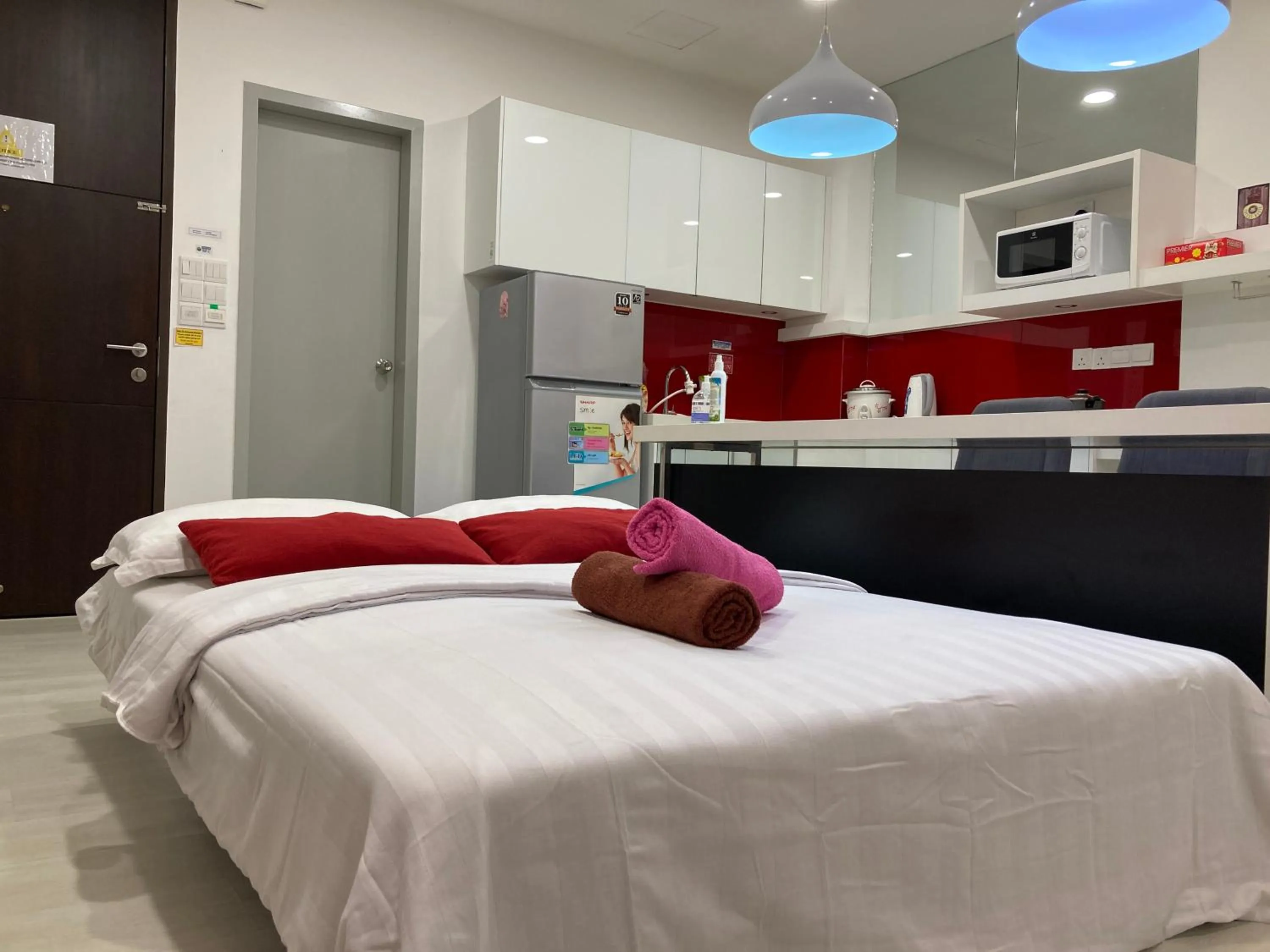 Bed in Straits Garden Suite Jelutong Georgetown