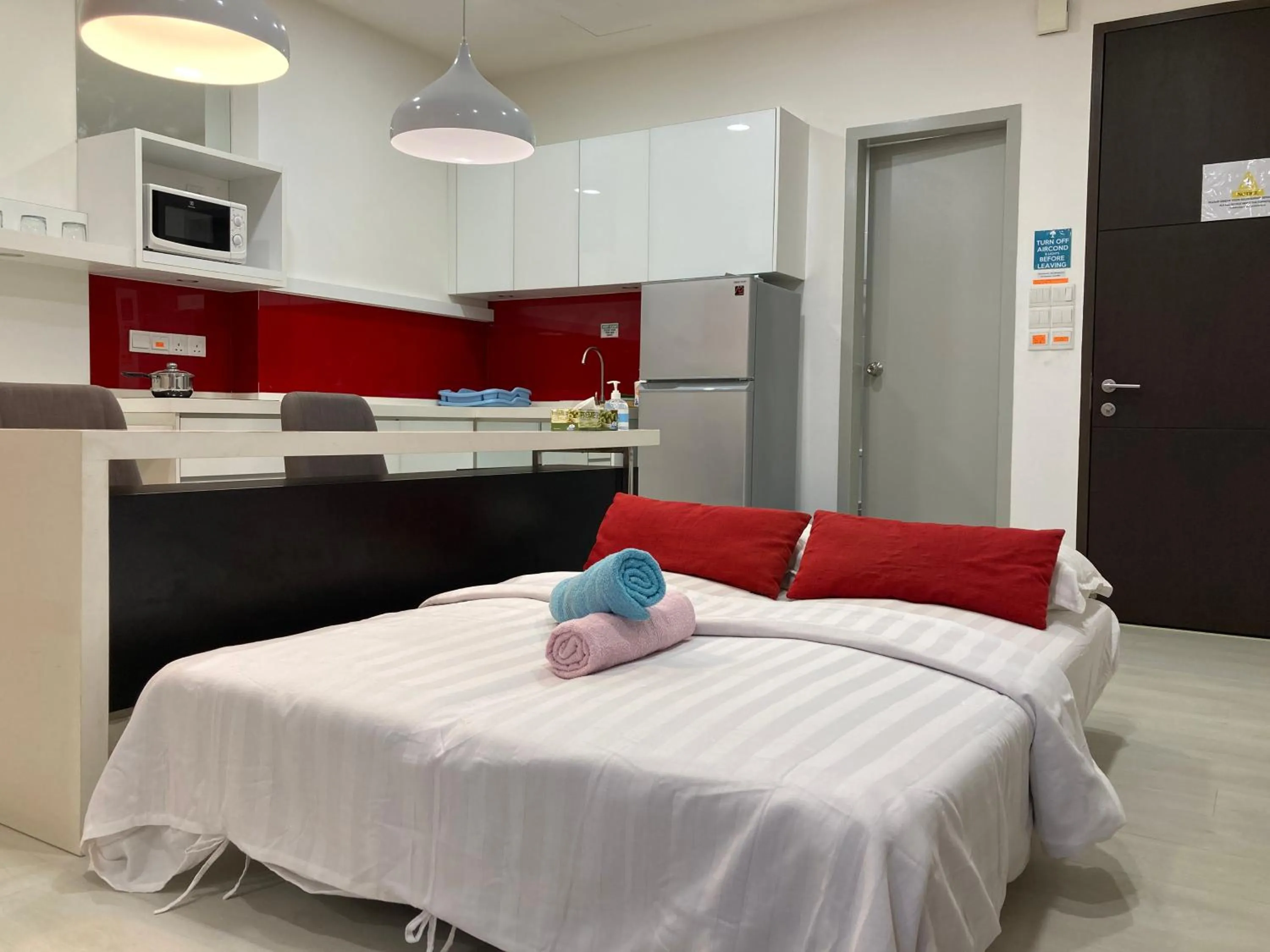 Bed in Straits Garden Suite Jelutong Georgetown