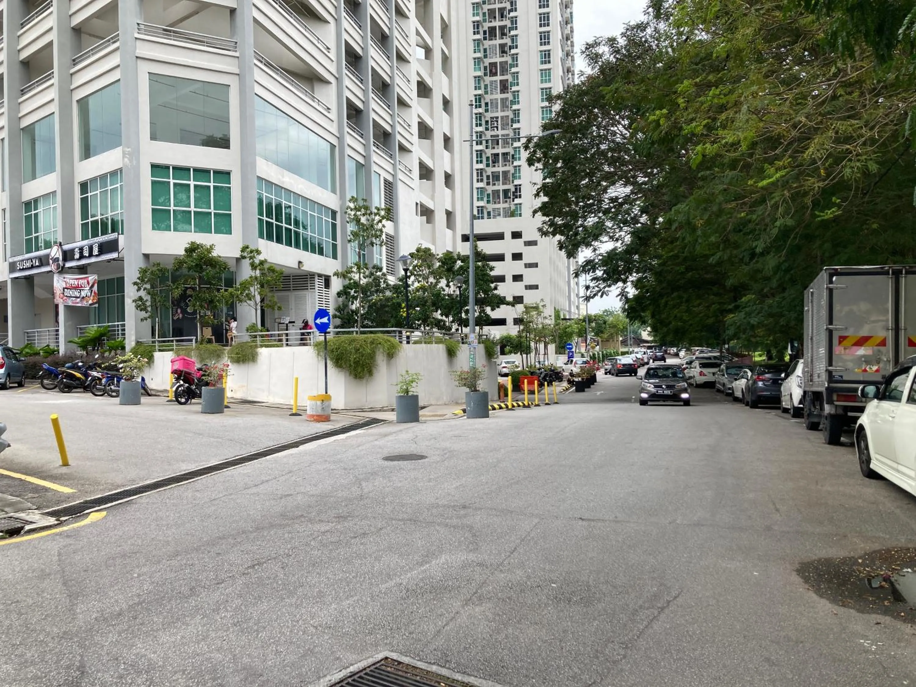 Street view in Straits Garden Suite Jelutong Georgetown