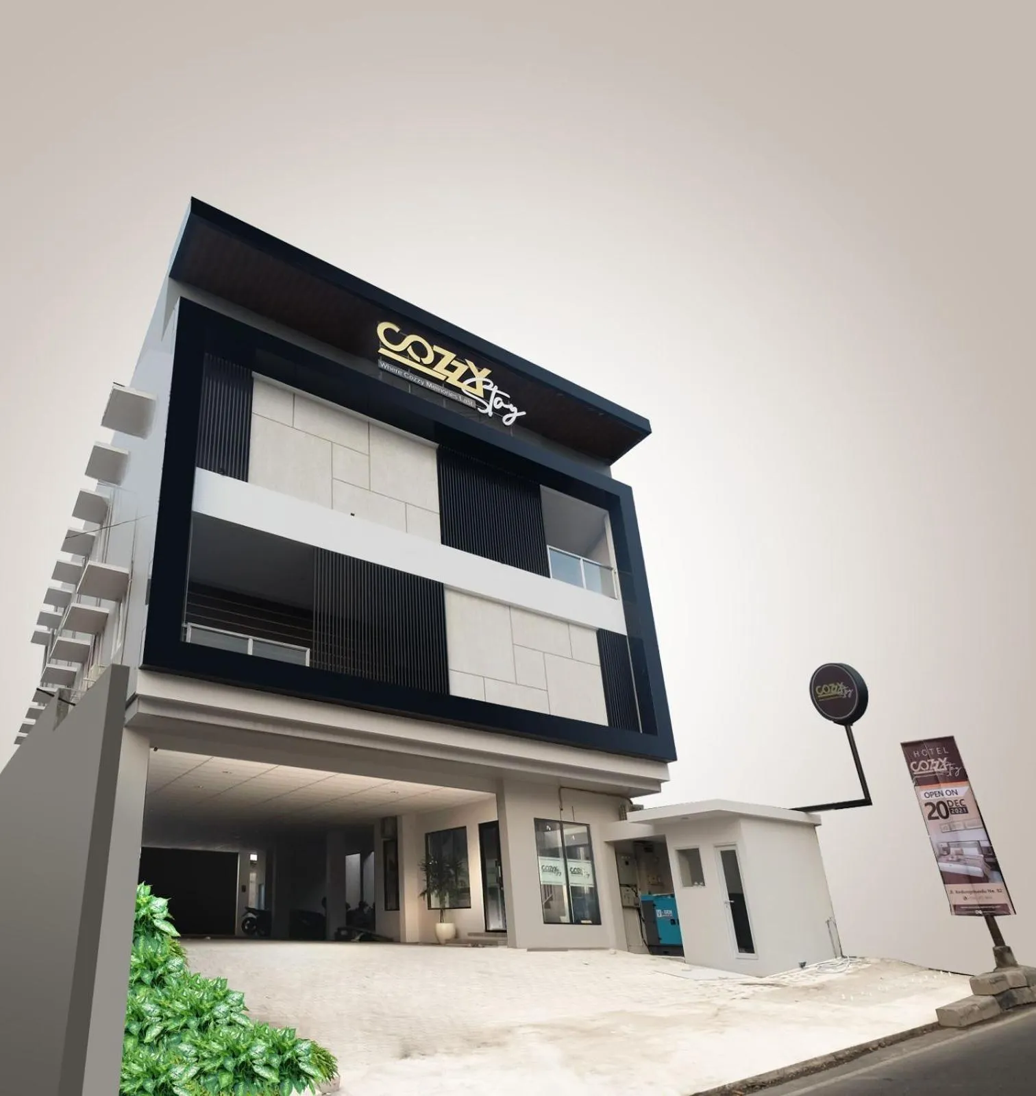 Property building in Cozzy Stay Hotel Semarang by Sinergi