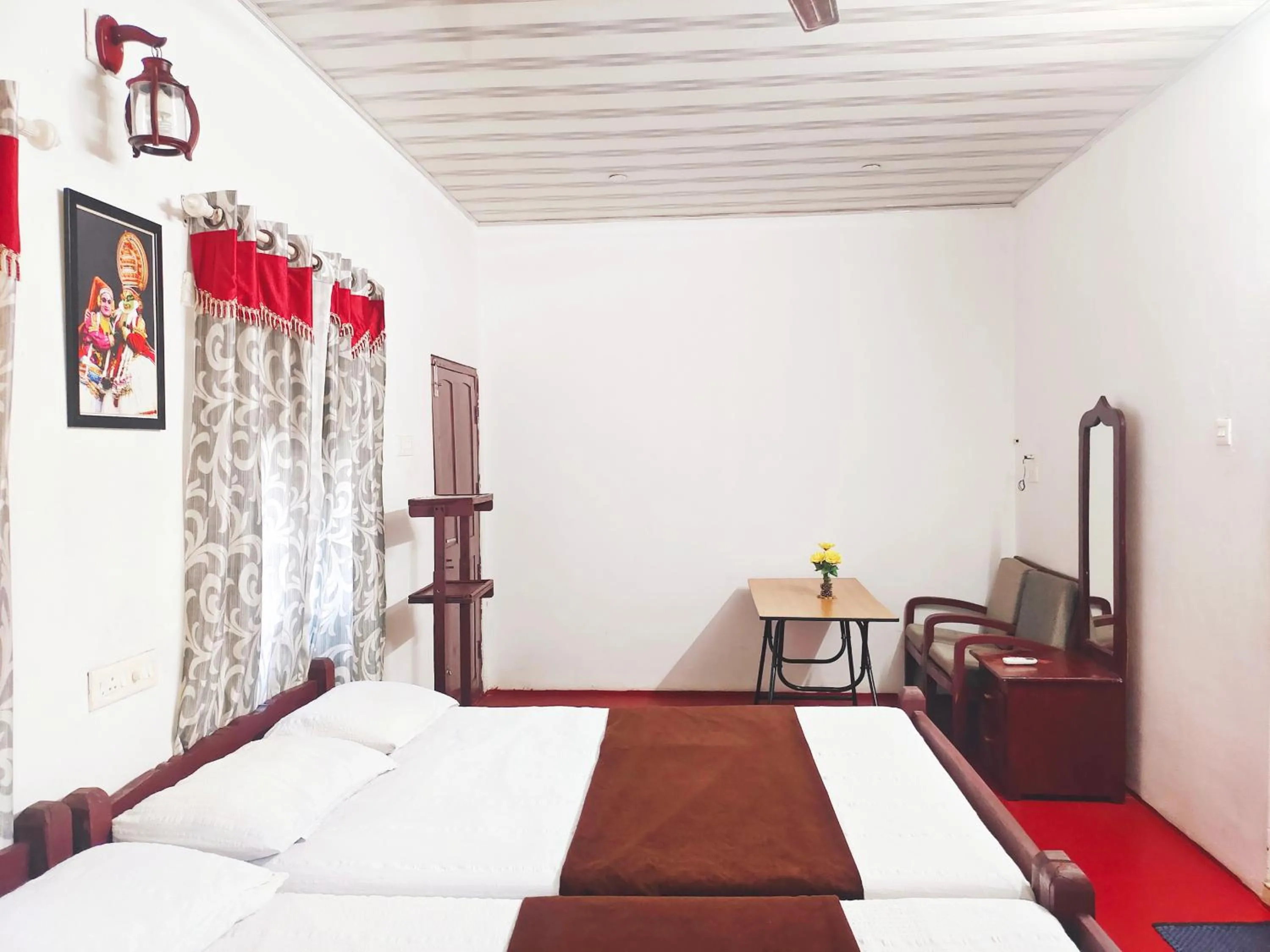 Bed in Achayans Homestay Mararikulam