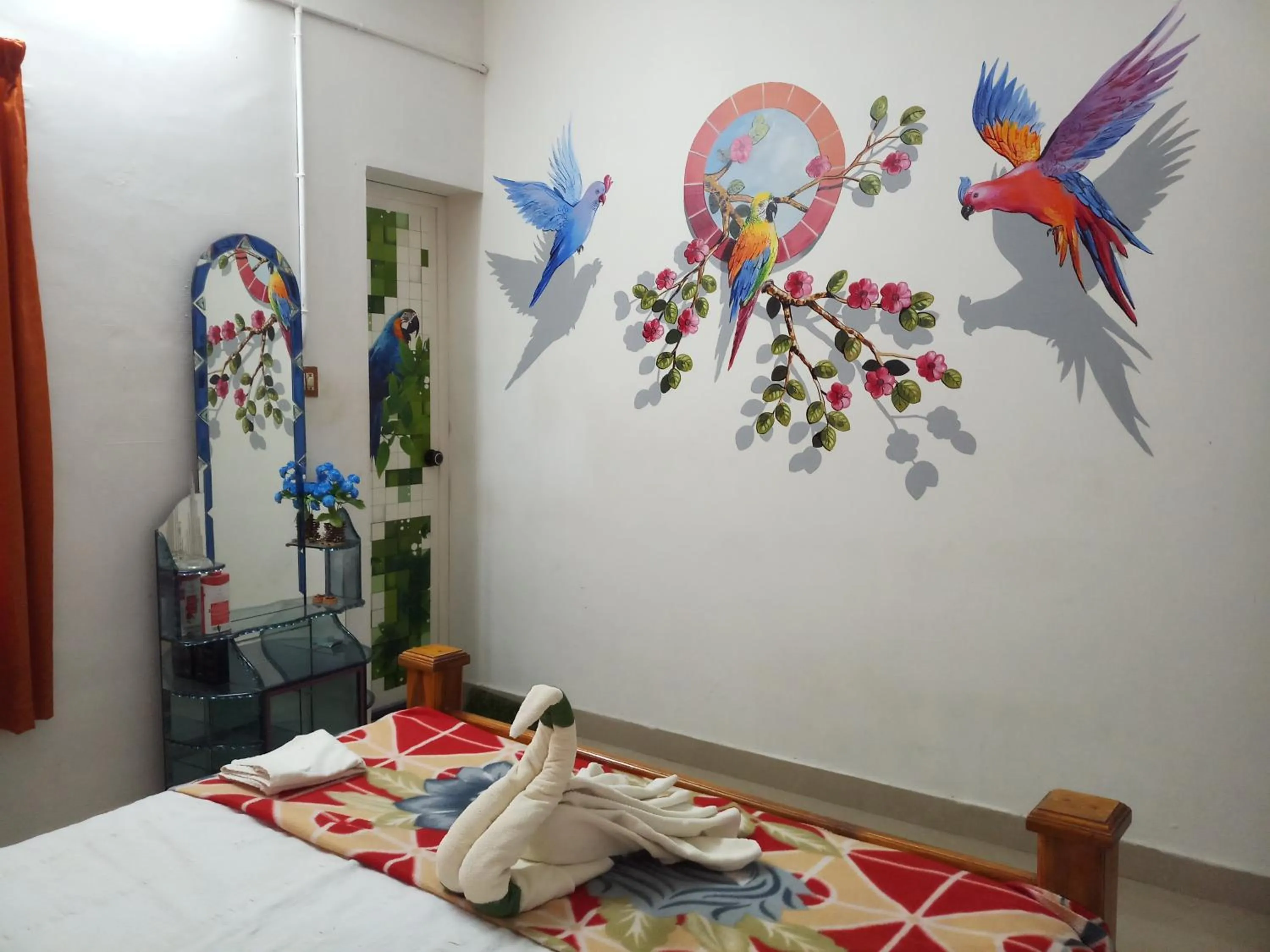 Bed in Achayans Homestay Mararikulam