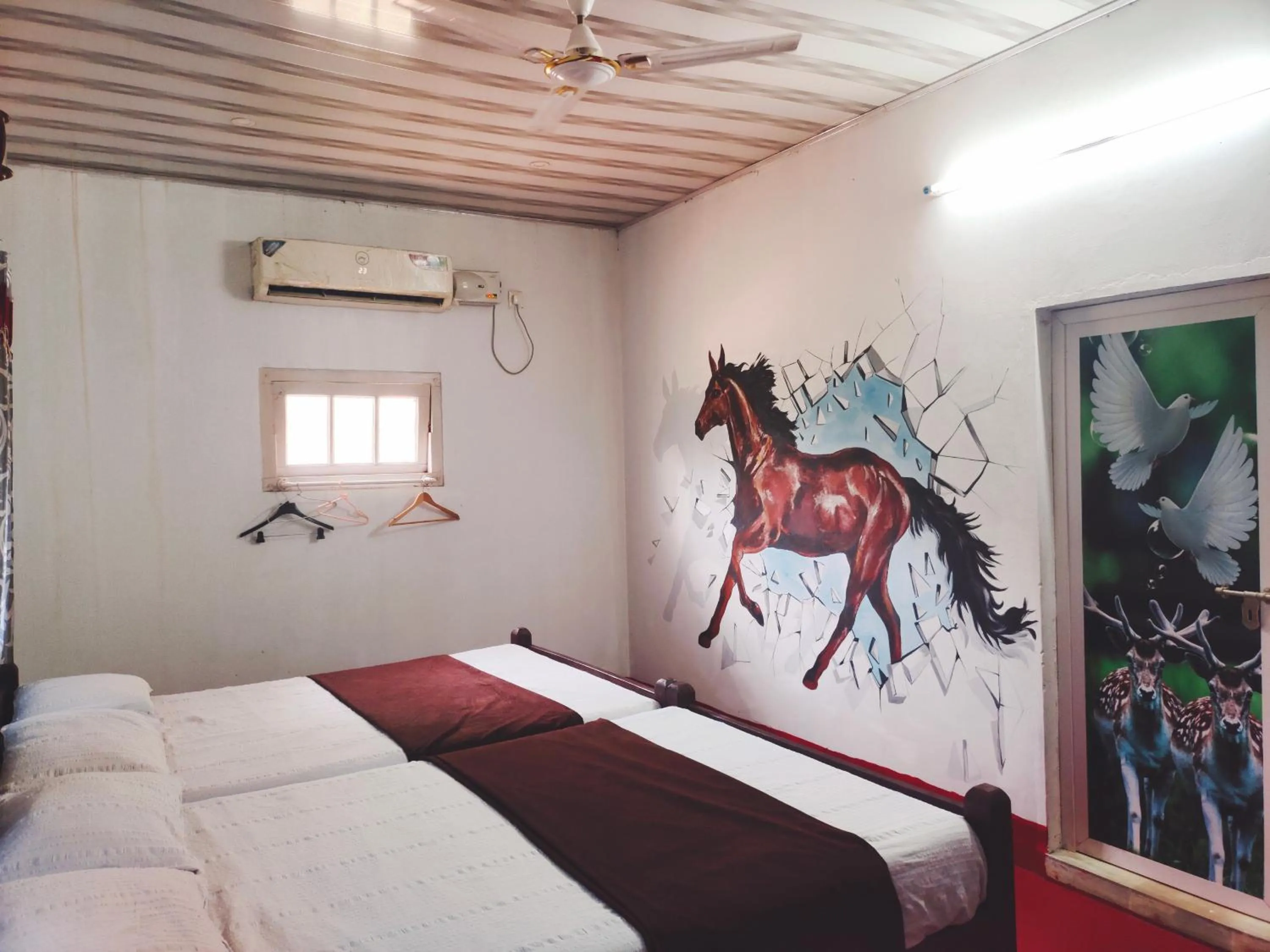 Bed in Achayans Homestay Mararikulam