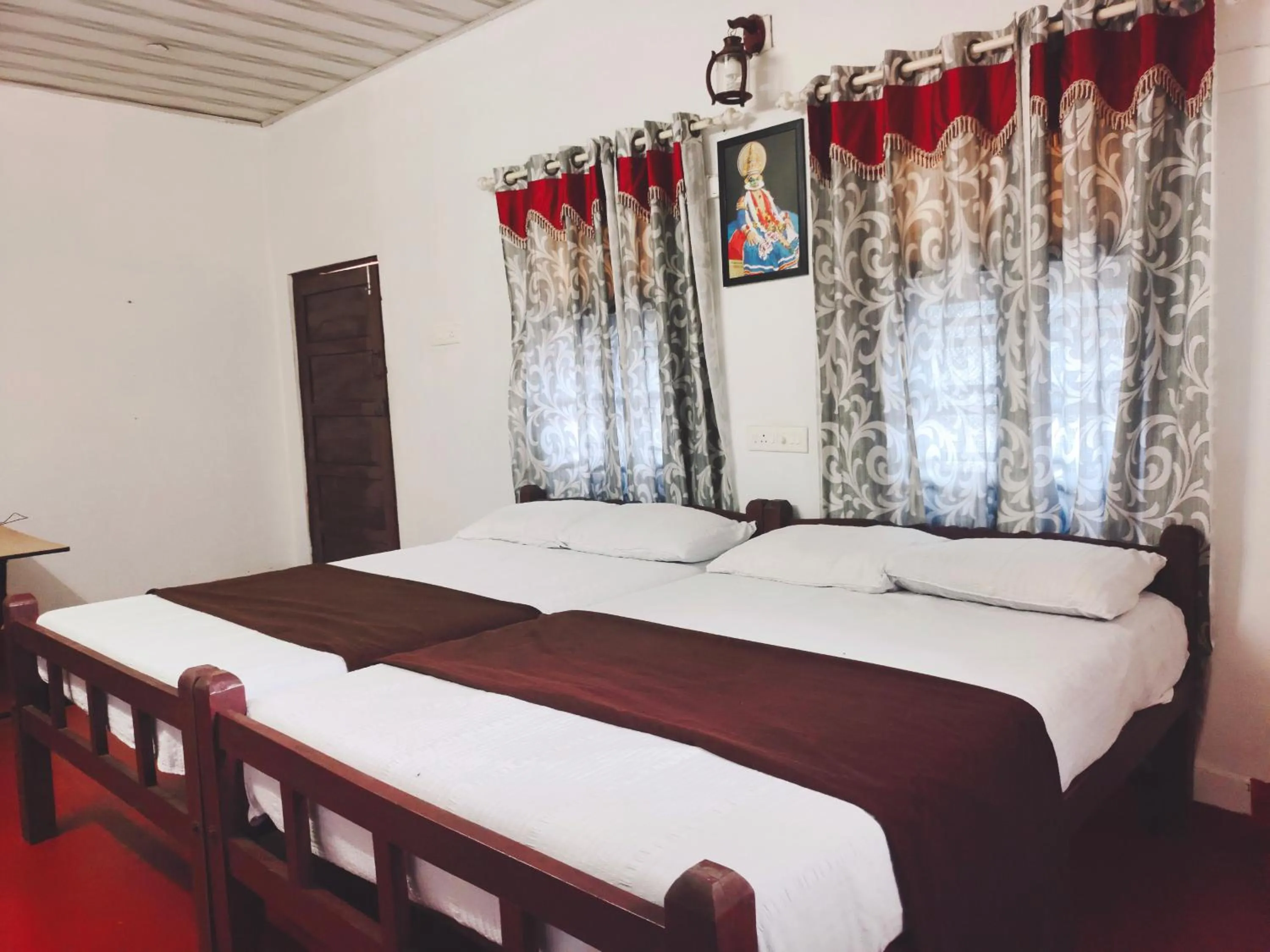 Bed in Achayans Homestay Mararikulam