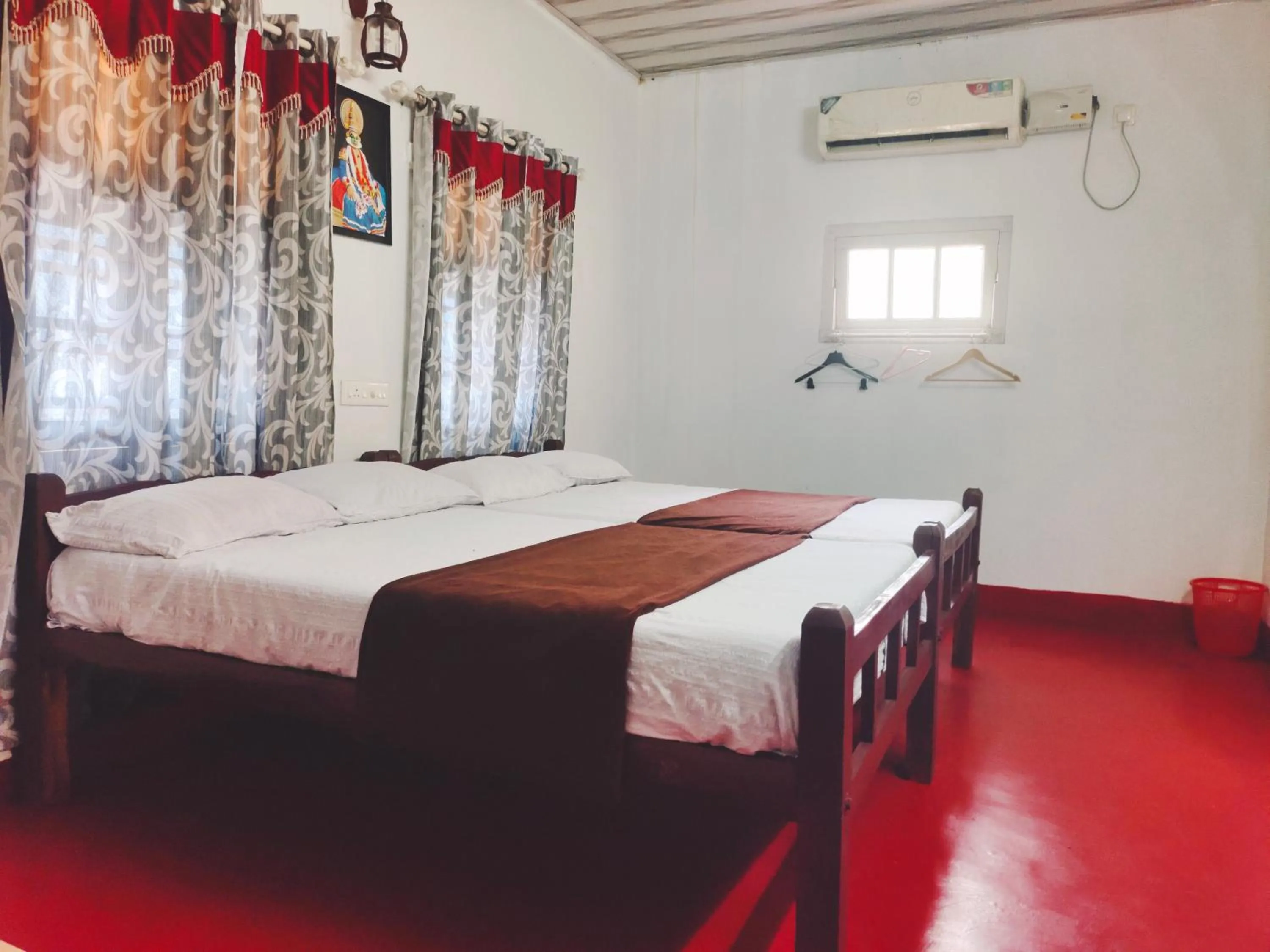 Bed in Achayans Homestay Mararikulam