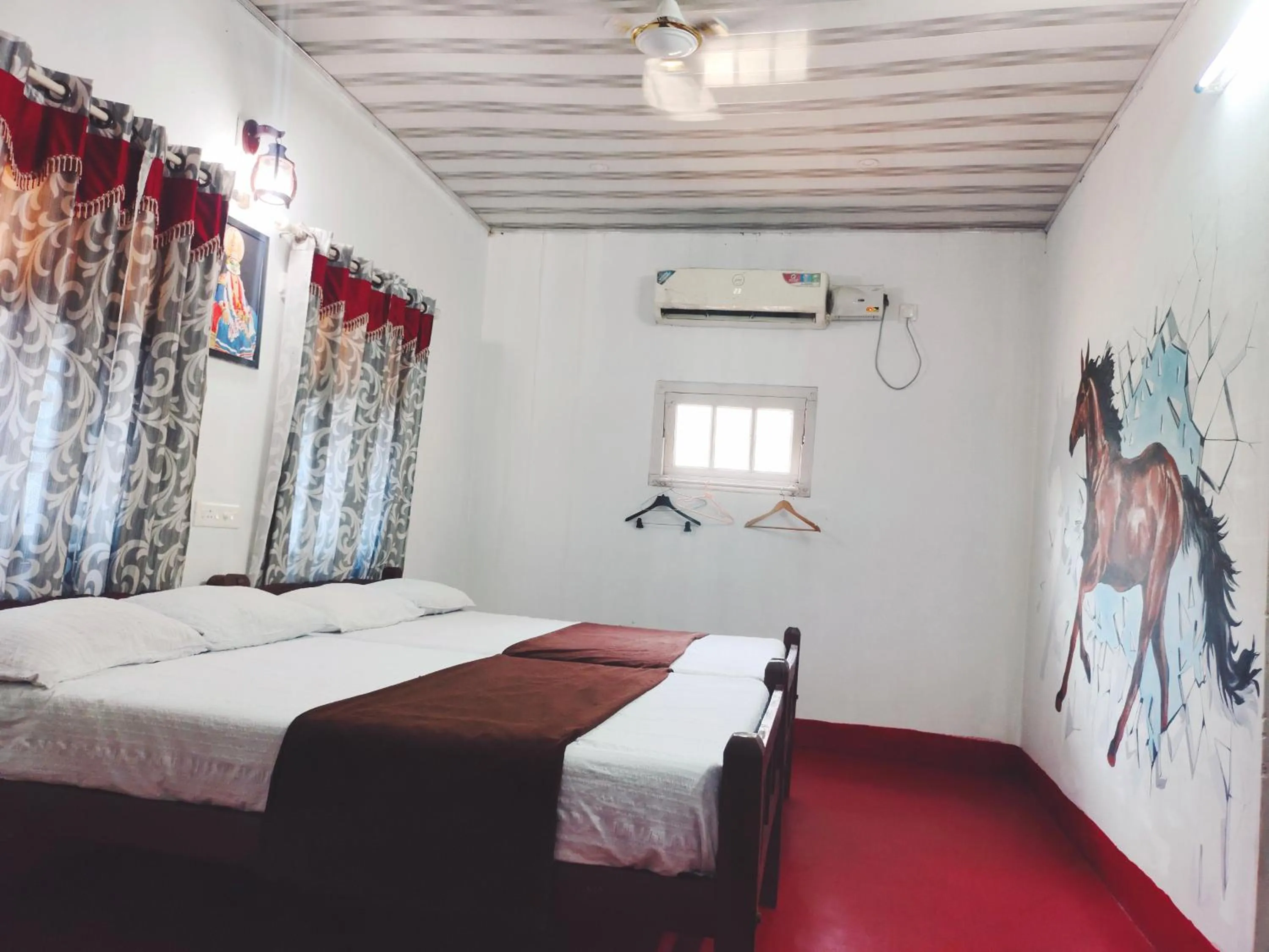 Bed in Achayans Homestay Mararikulam
