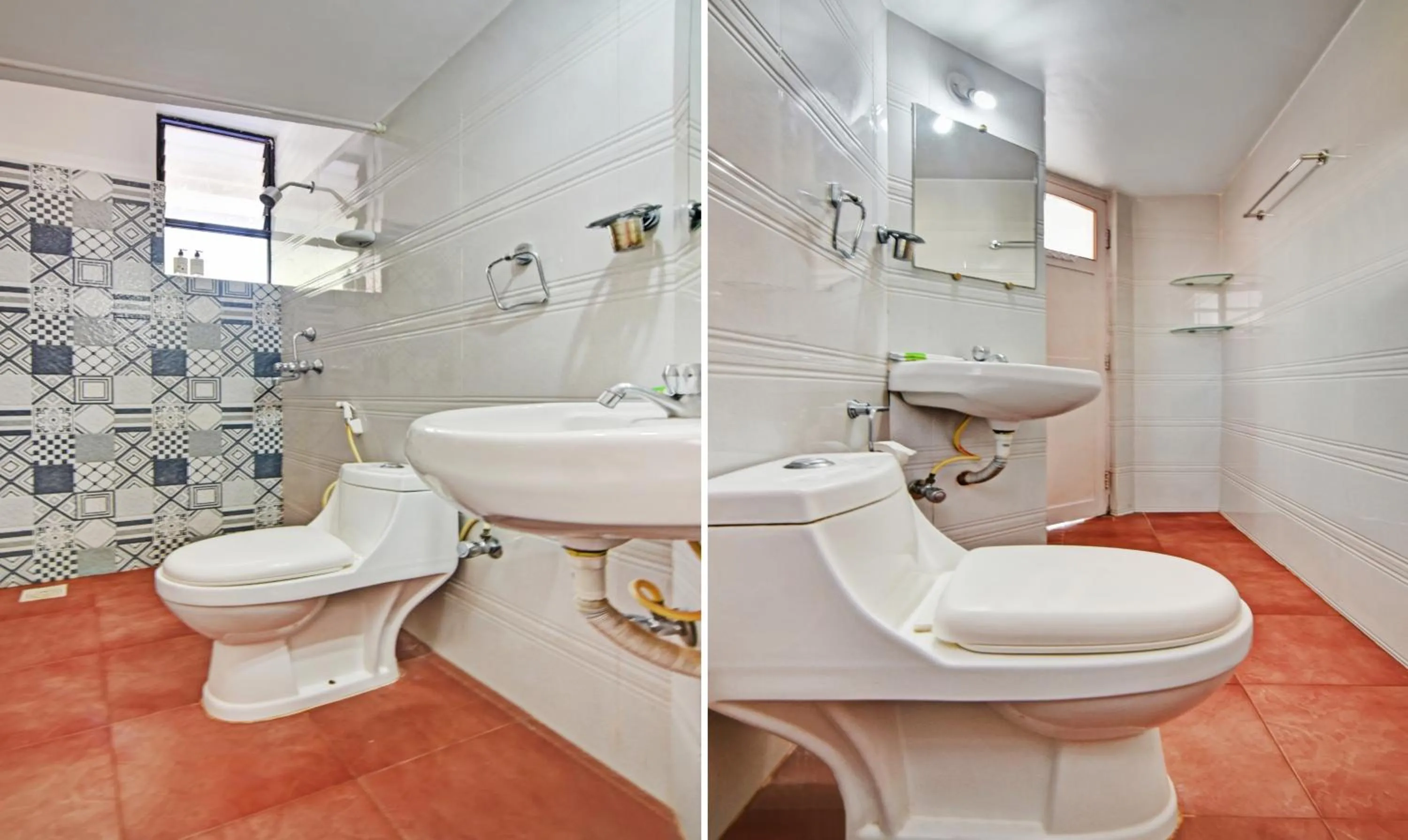 Toilet in Santa Monica Resort - Calangute