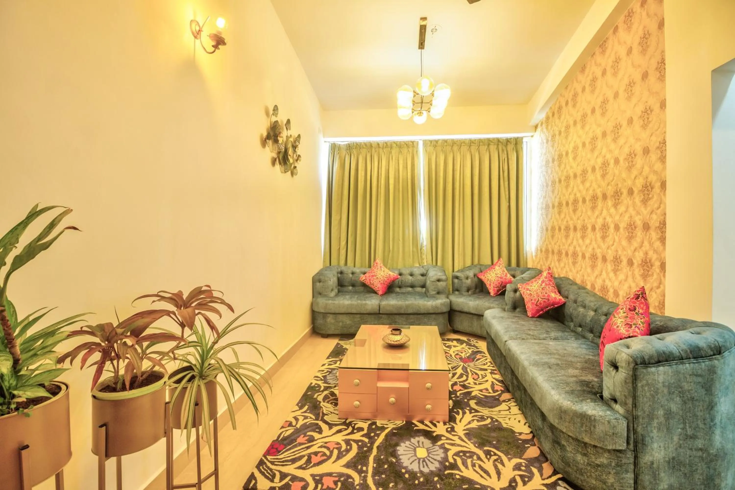 Living room in Santa Monica Resort - Calangute