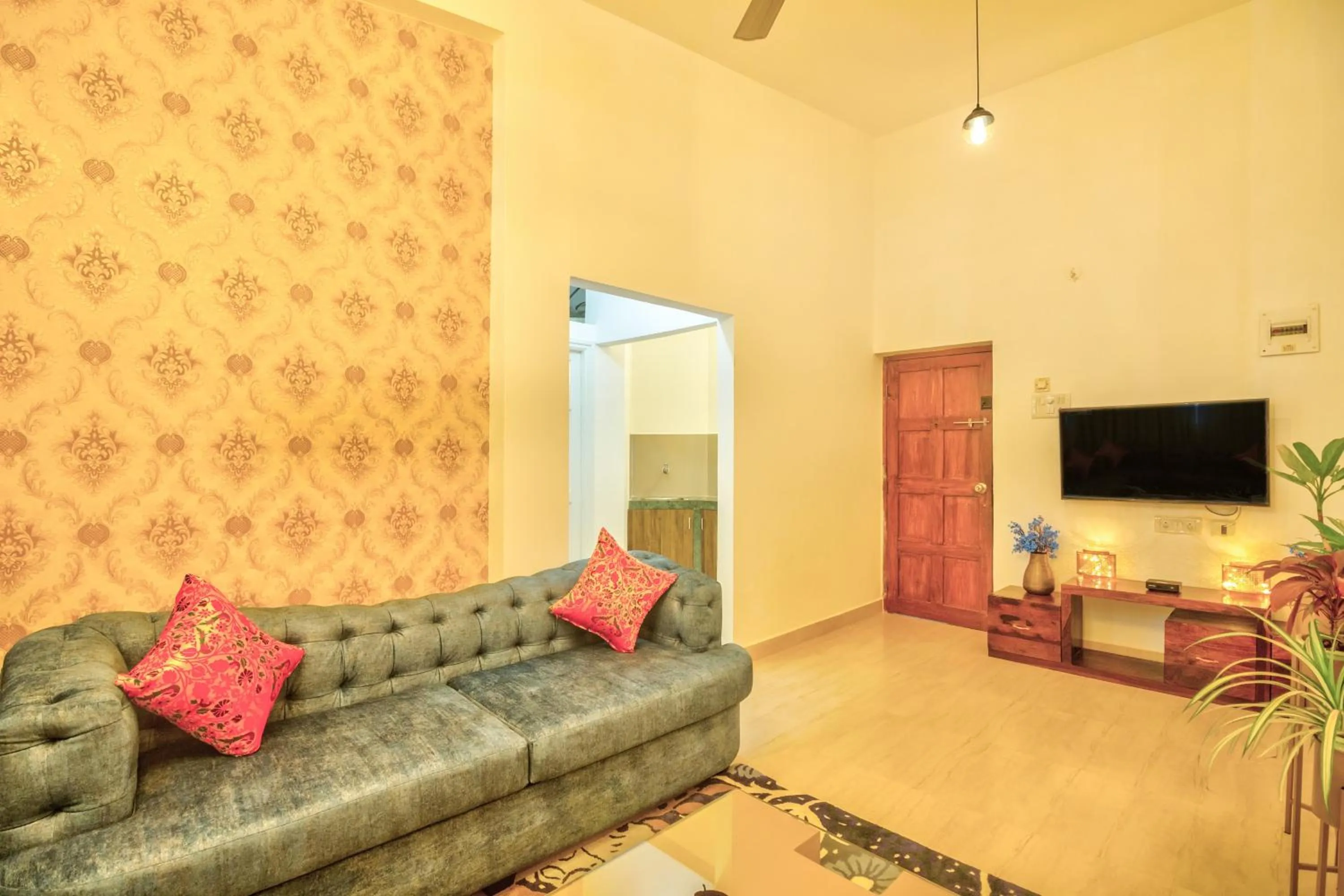 Living room in Santa Monica Resort - Calangute