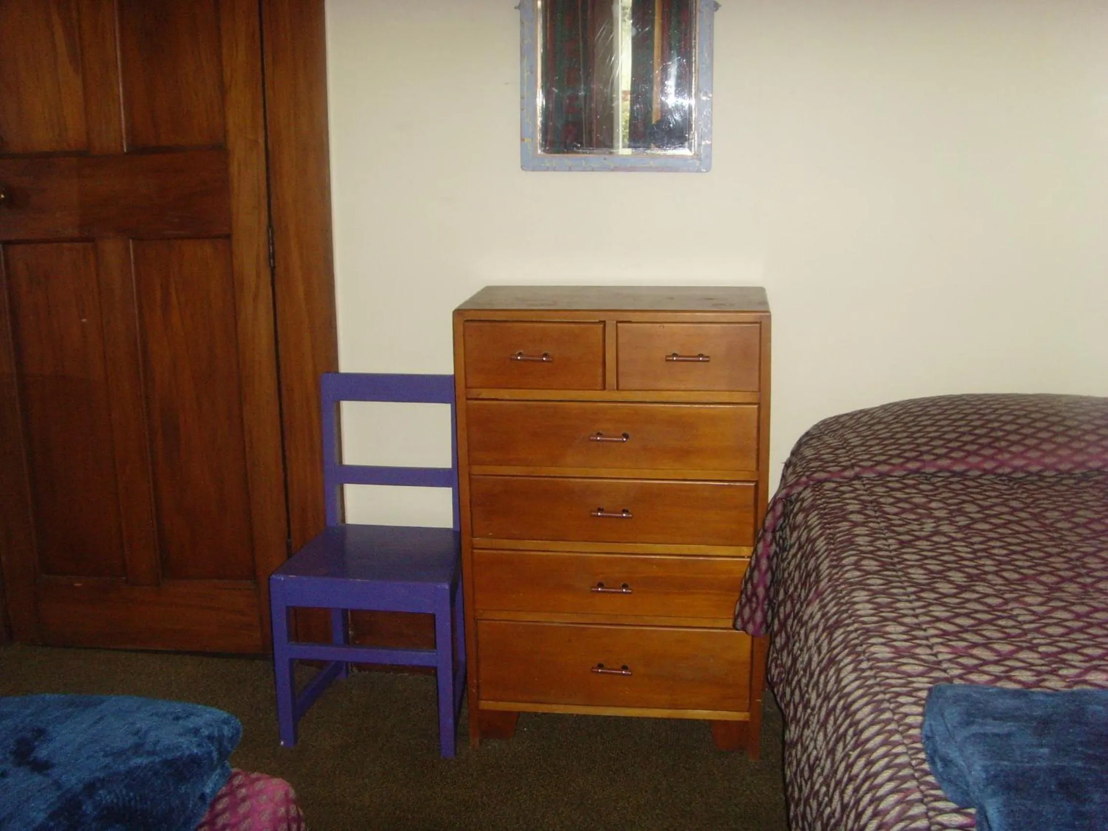 Bed in Big Tree Lodge Methven