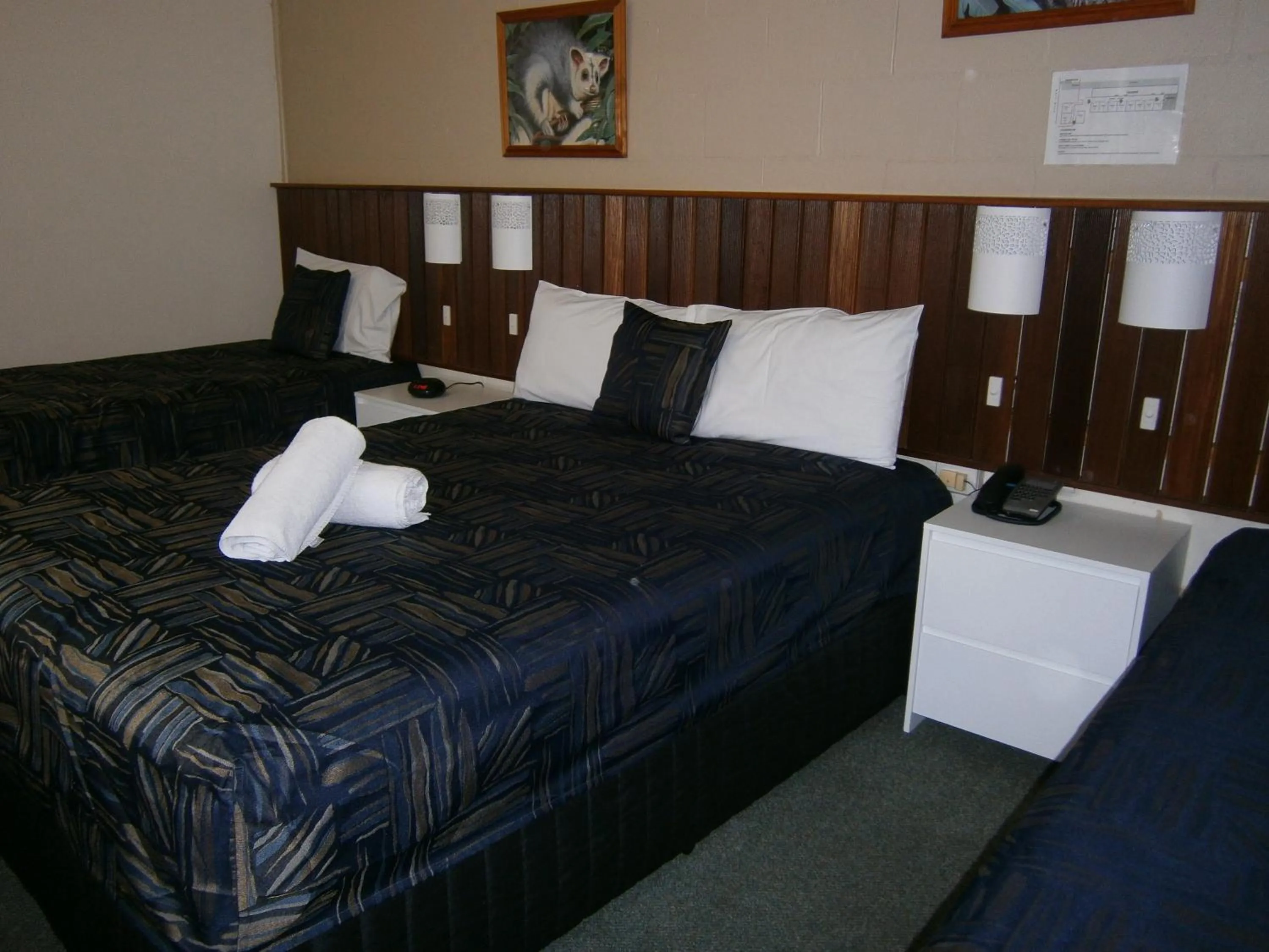 Bedroom, Bed in Kellys Motel Oakey