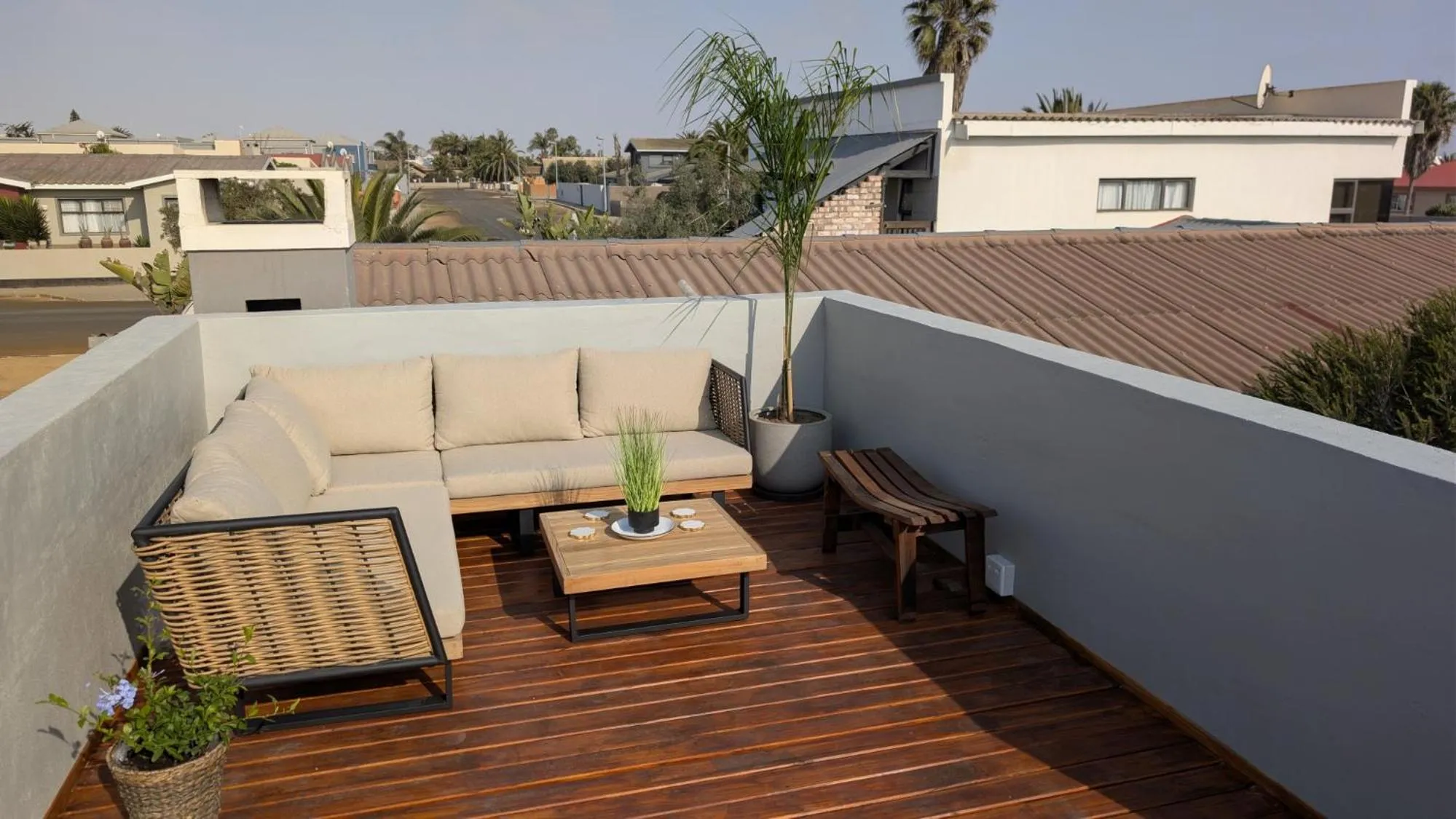 Balcony/Terrace in Amarachi Guesthouse