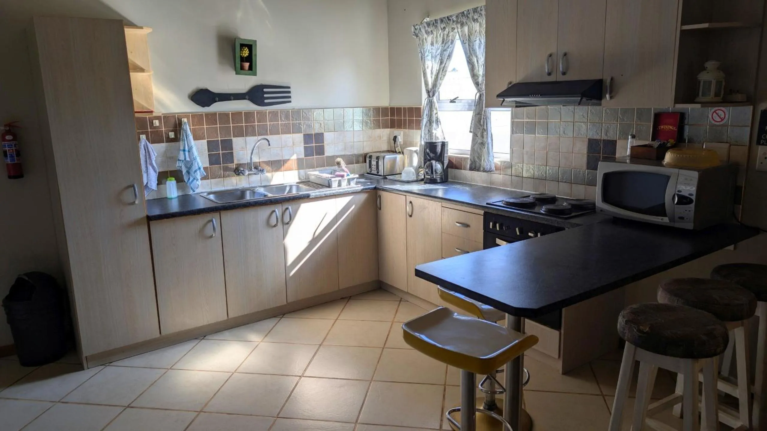 kitchen in Amarachi Guesthouse