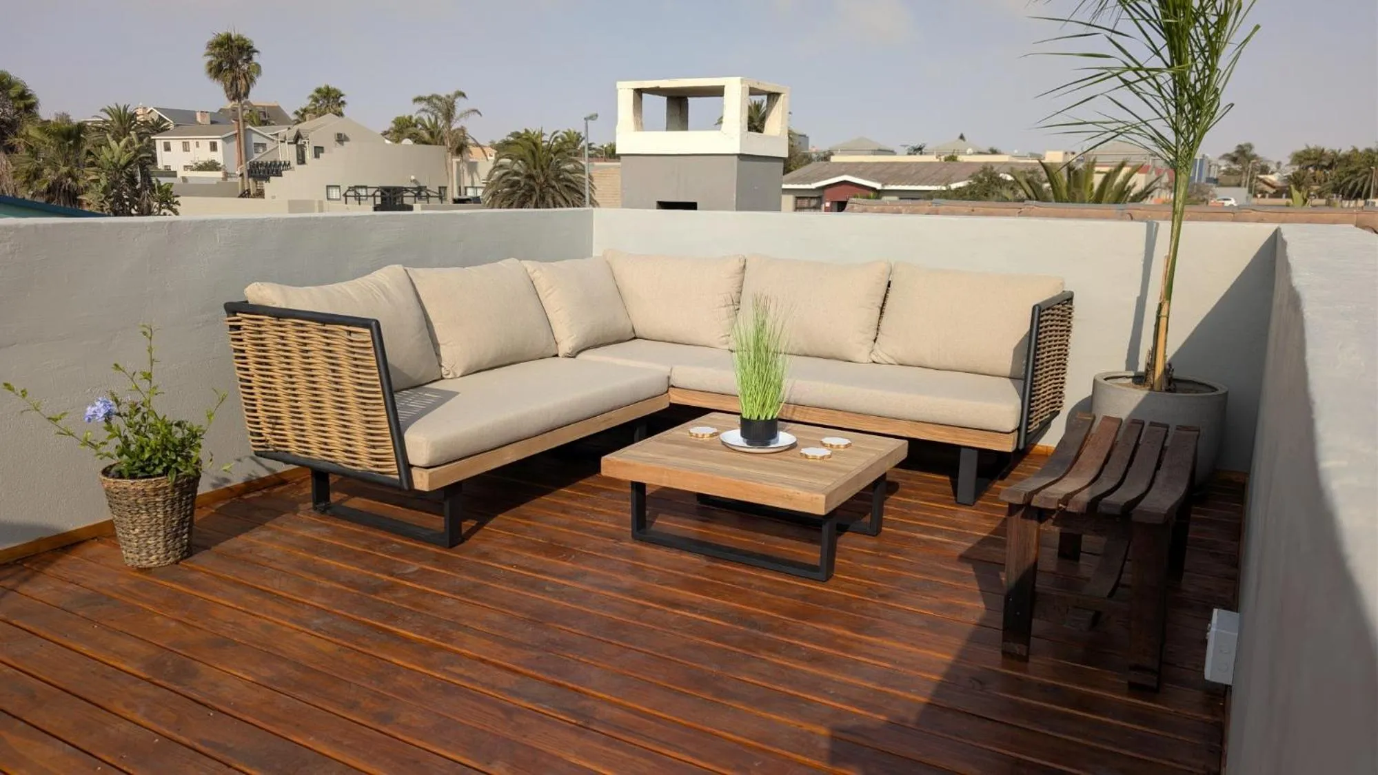 Balcony/Terrace in Amarachi Guesthouse