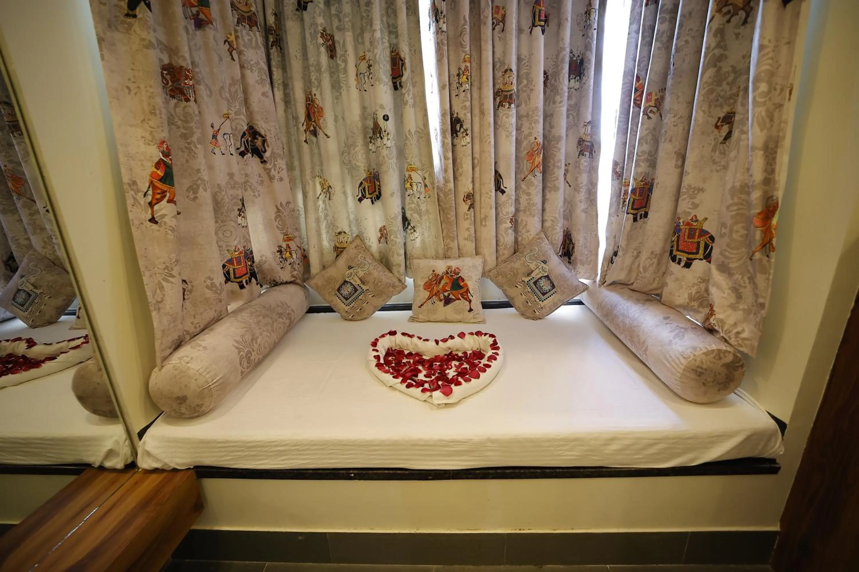 View (from property/room), Bed in The Kumbha Mahal Resort