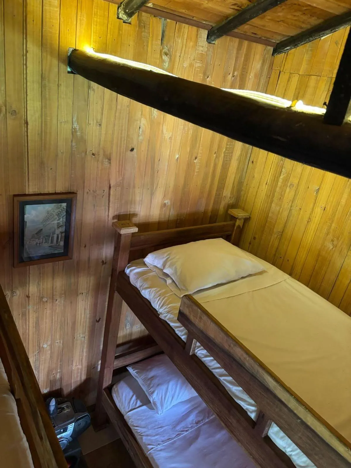 Bed in BioHotel Ecohouse