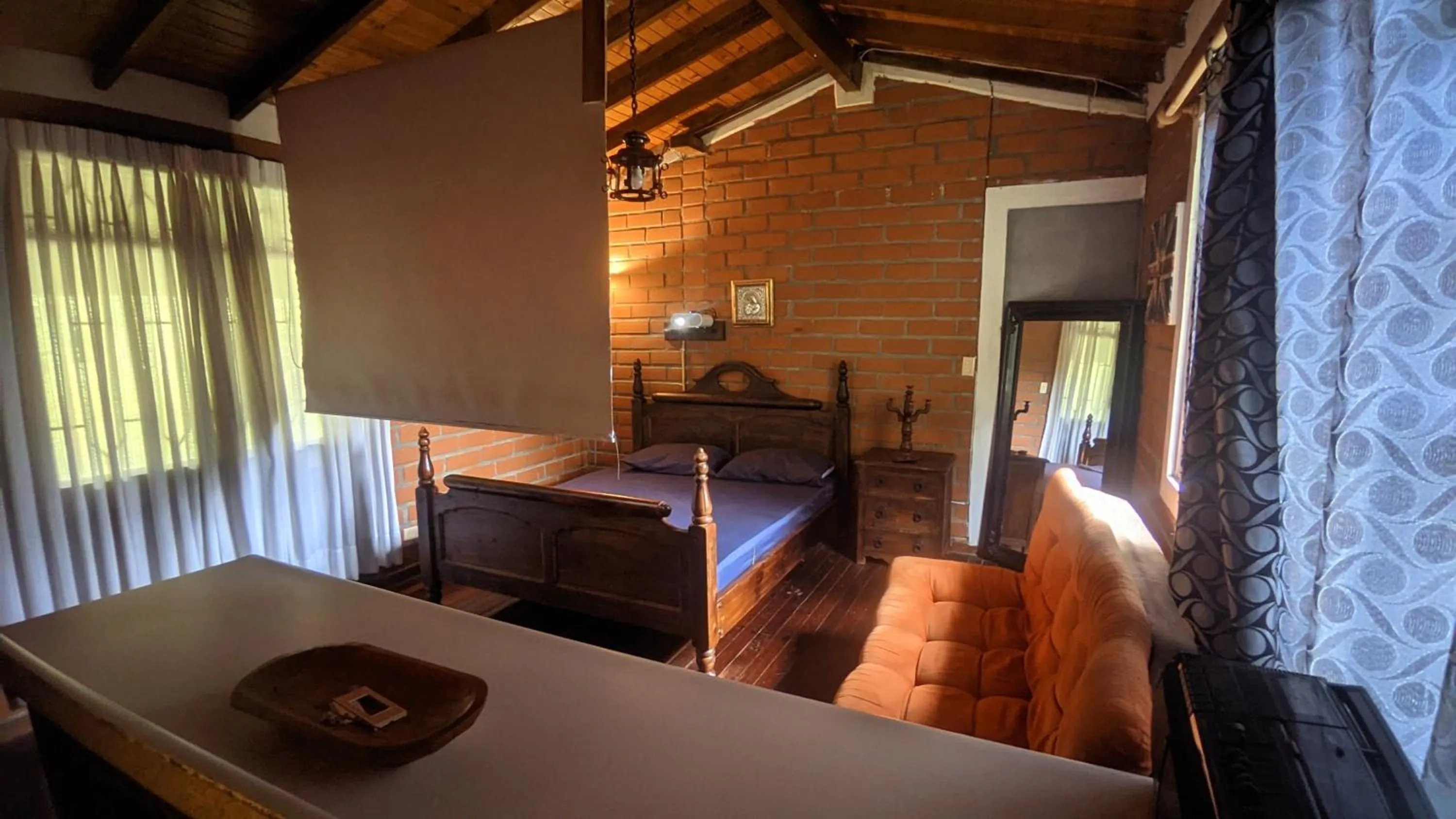 Bed in BioHotel Ecohouse