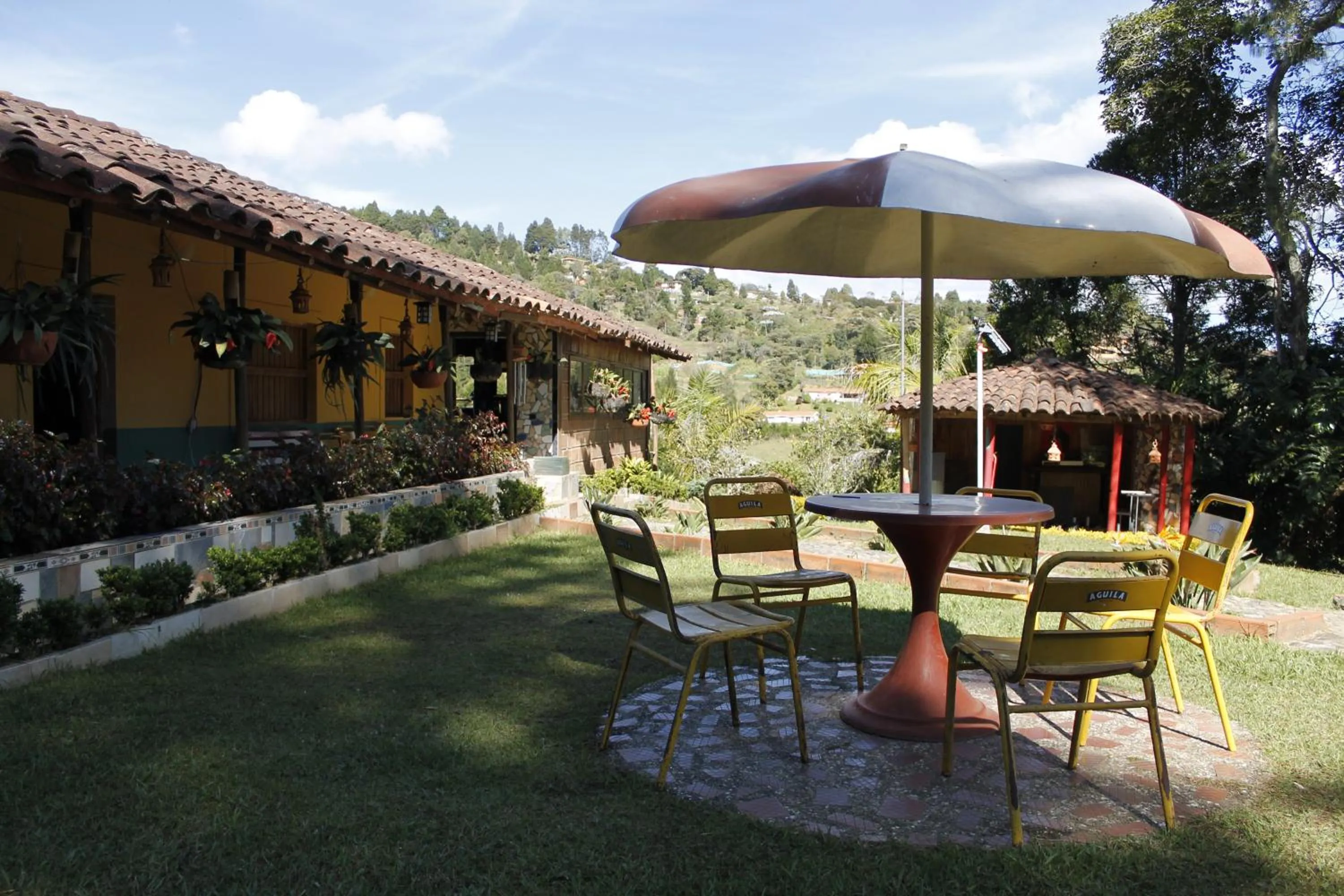 Garden view in BioHotel Ecohouse