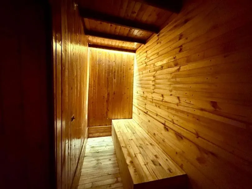 Sauna in BioHotel Ecohouse
