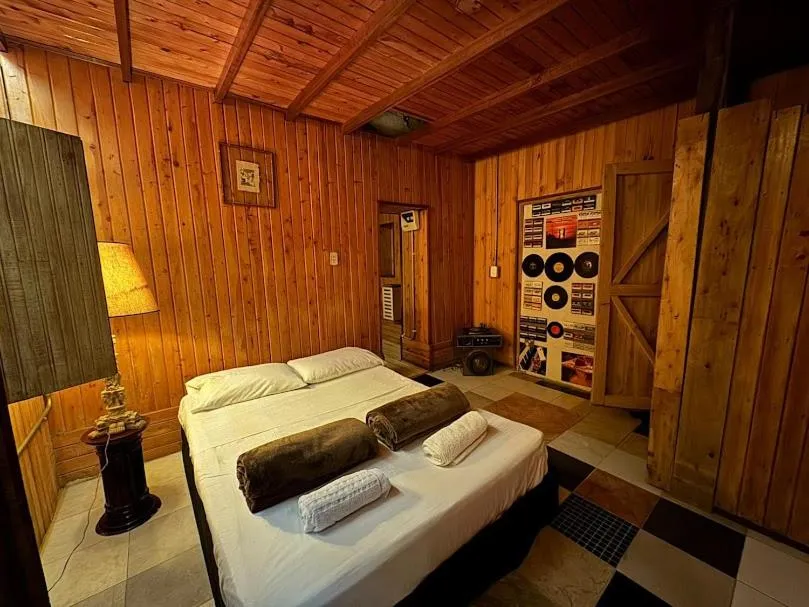 Bed in BioHotel Ecohouse